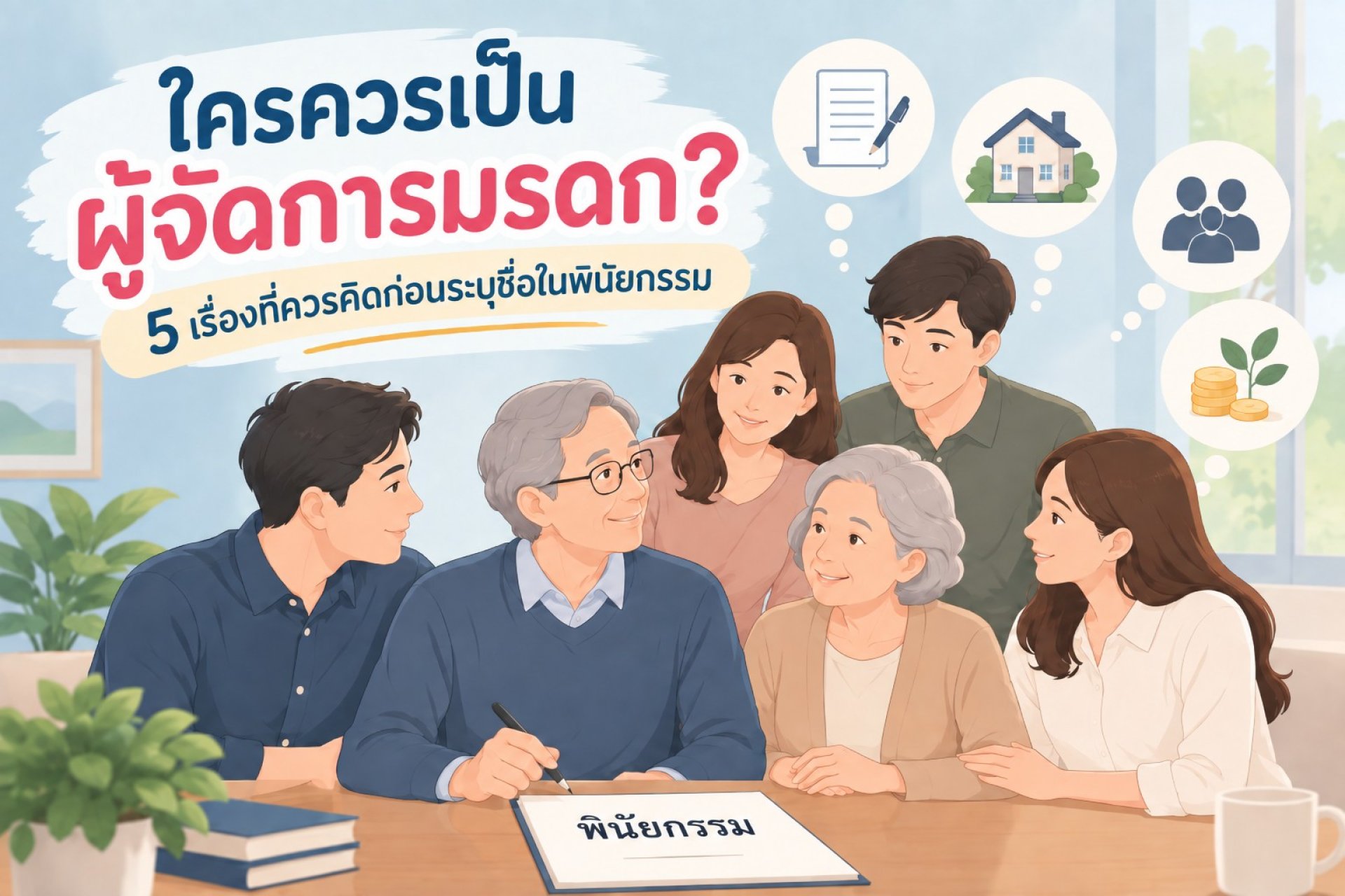 ใครควรเป็นผู้จัดการมรดก? ใครควรเป็นผู้จัดการมรดก?