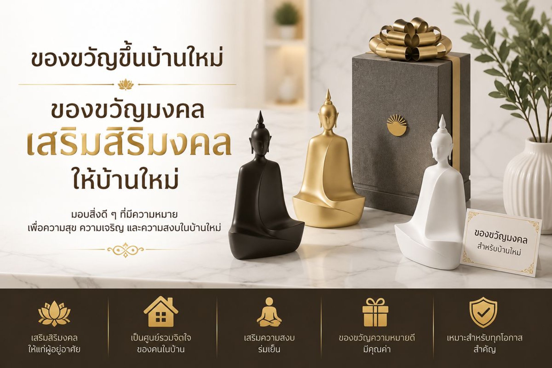 ของขวัญมงคลขึ้นบ้านใหม่พระพุทธรูป ของขวัญมงคลขึ้นบ้านใหม่พระพุทธรูป