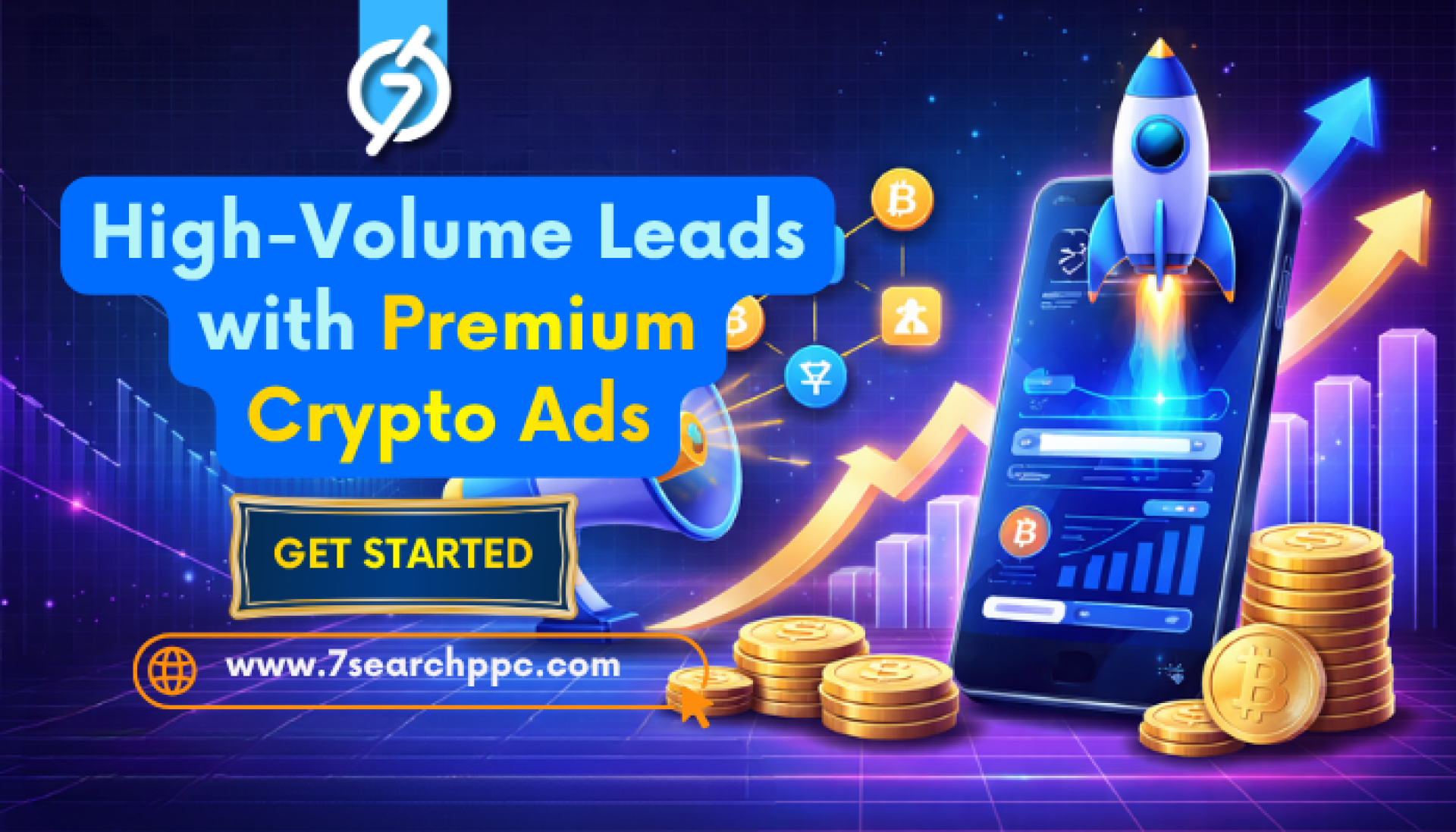 High-Volume Leads with Premium Crypto Ads