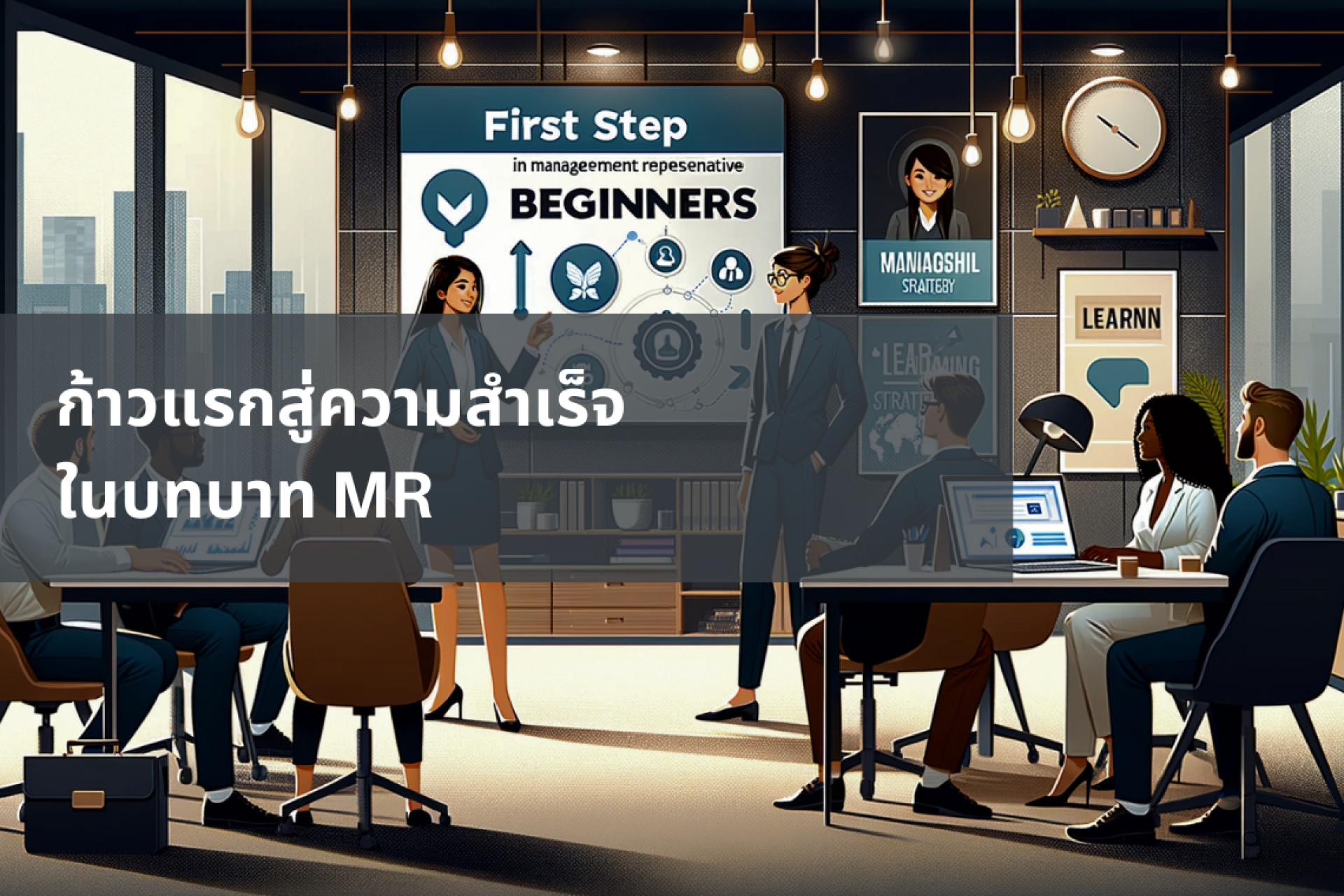 ก้าวแรกสู่ความสำเร็จในบทบาท MR ถึงแม้จะเป็นมือใหม่