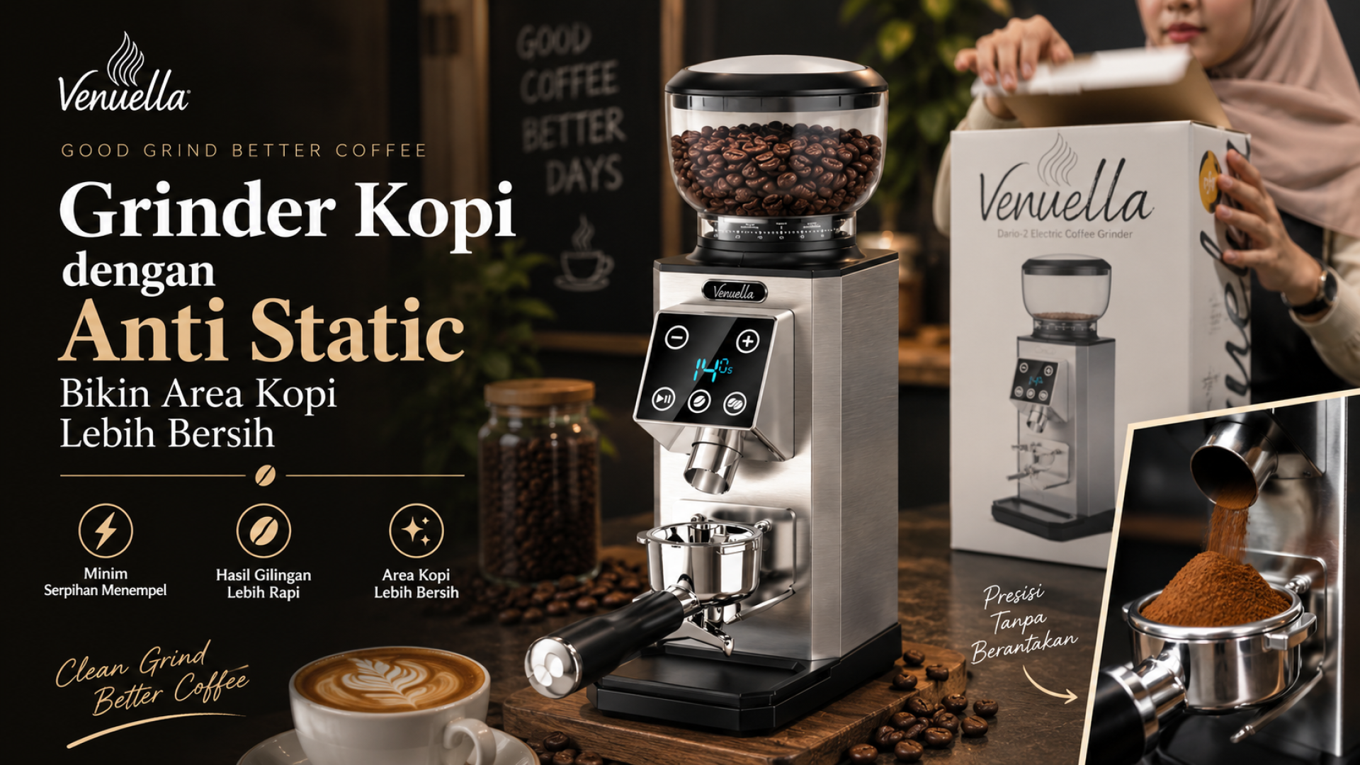 grinder kopi dengan anti static grinder kopi dengan anti static