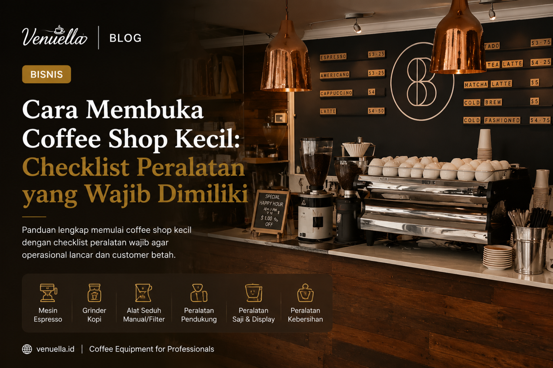 Cara Membuka Coffee Shop Kecil: Checklist Peralatan Wajib Cara Membuka Coffee Shop Kecil: Checklist Peralatan Wajib