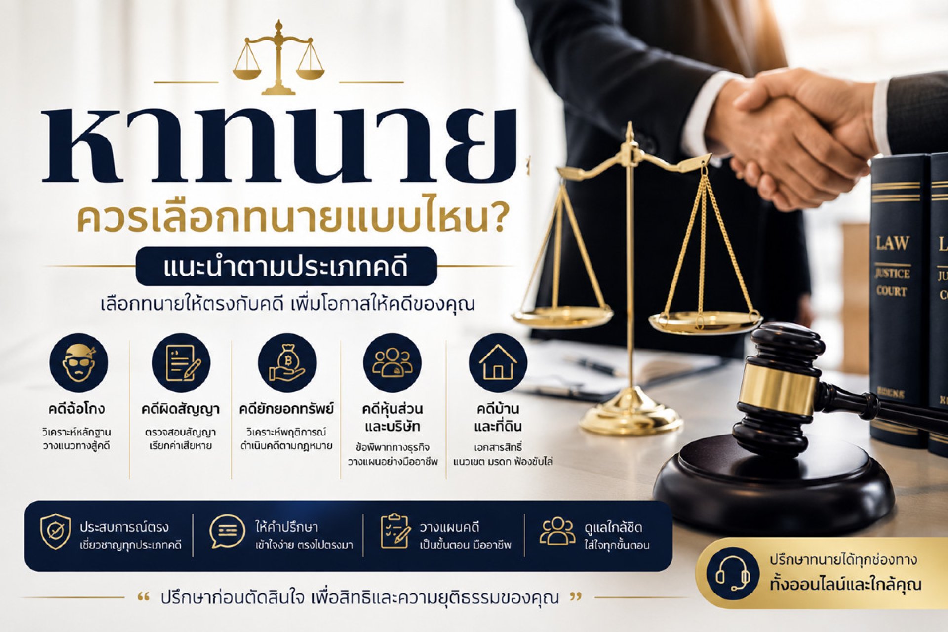 หาทนายเพื่อความยุติธรรม หาทนายเพื่อความยุติธรรม