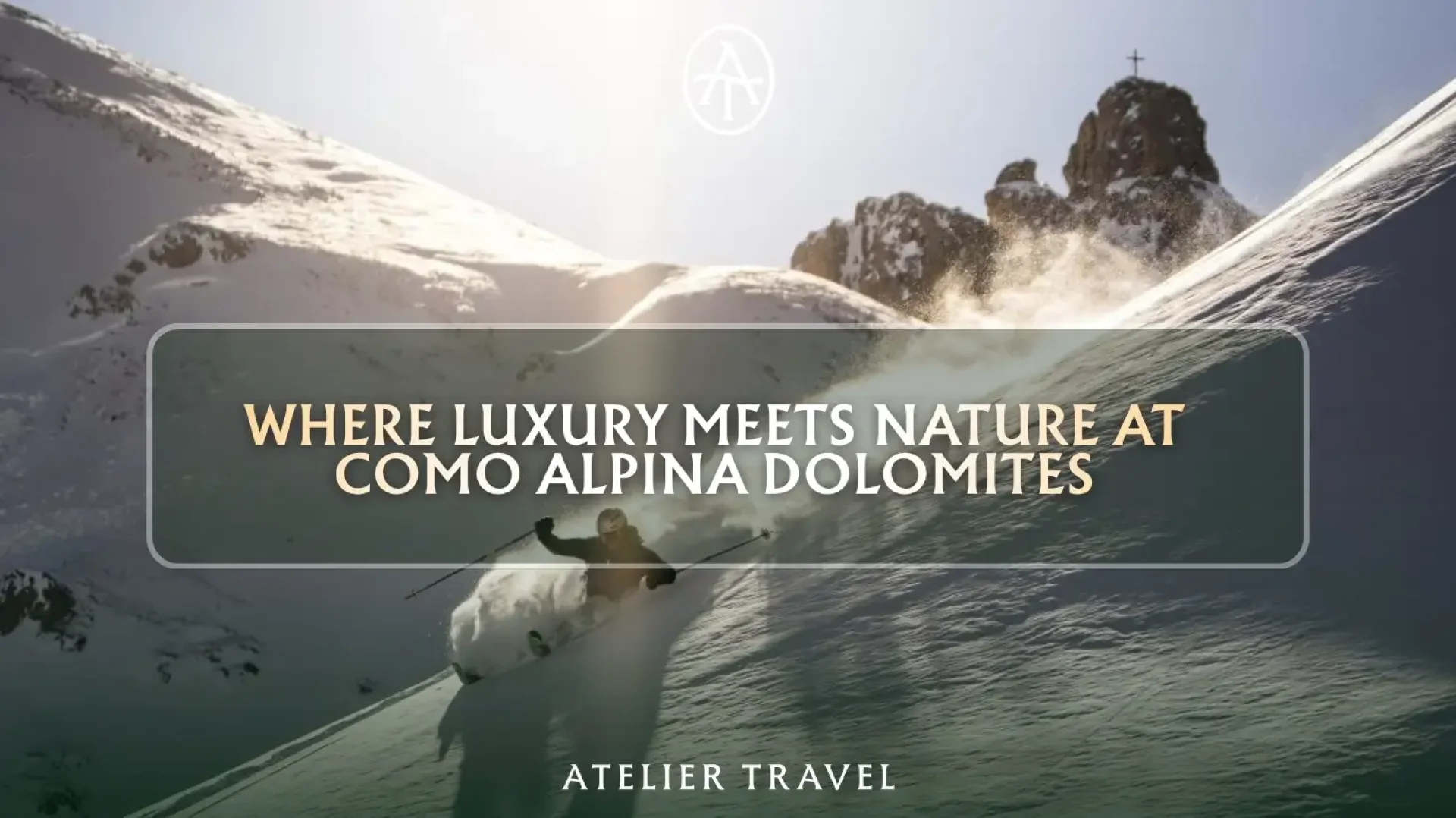 COMO Alpina Dolomites luxury resort surrounded by the Dolomites COMO Alpina Dolomites luxury resort surrounded by the Dolomites