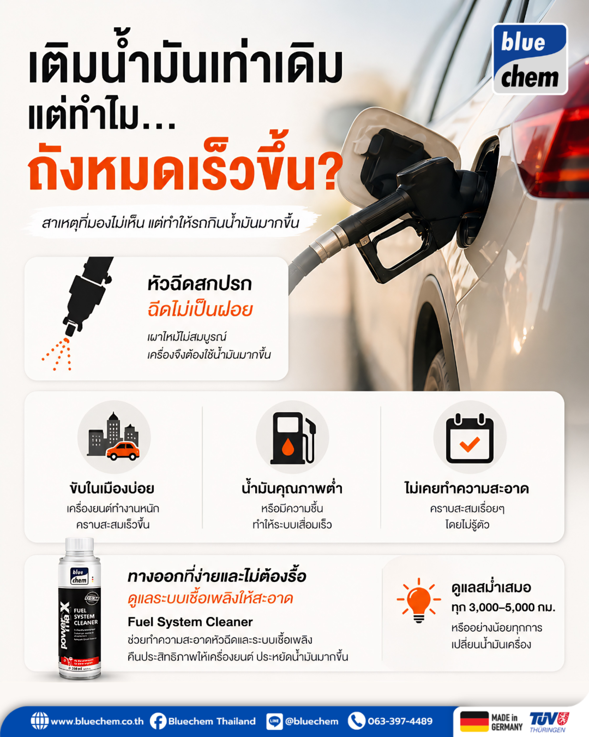 เติมน้ำมันเท่าเดิม แต่หมดเร็วขึ้น? เติมน้ำมันเท่าเดิม แต่หมดเร็วขึ้น?