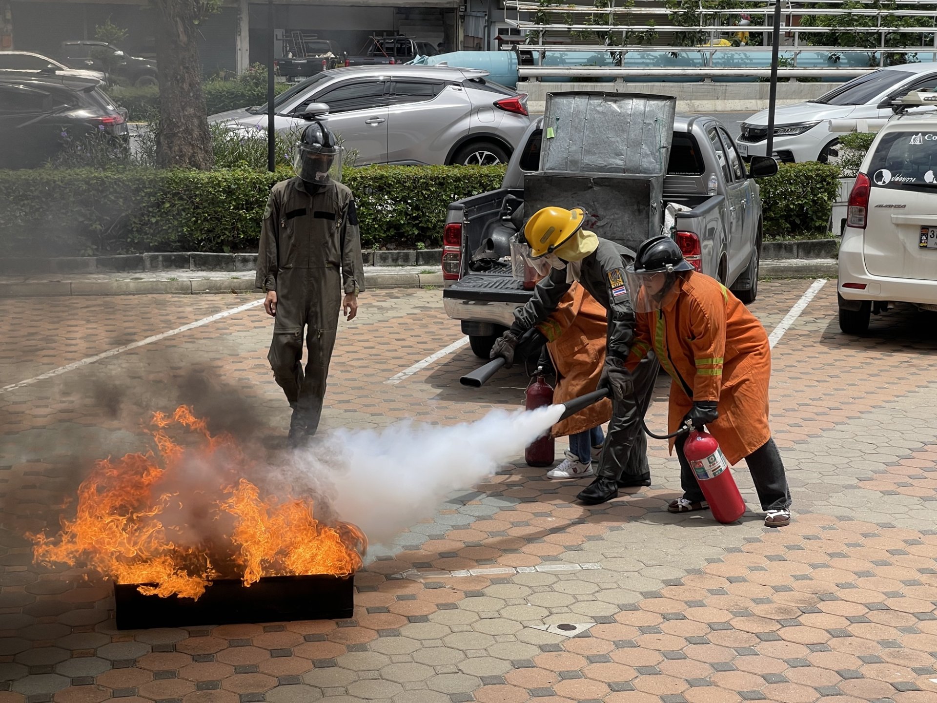 Firefighting and fire evacuation practice activities for the year 2024