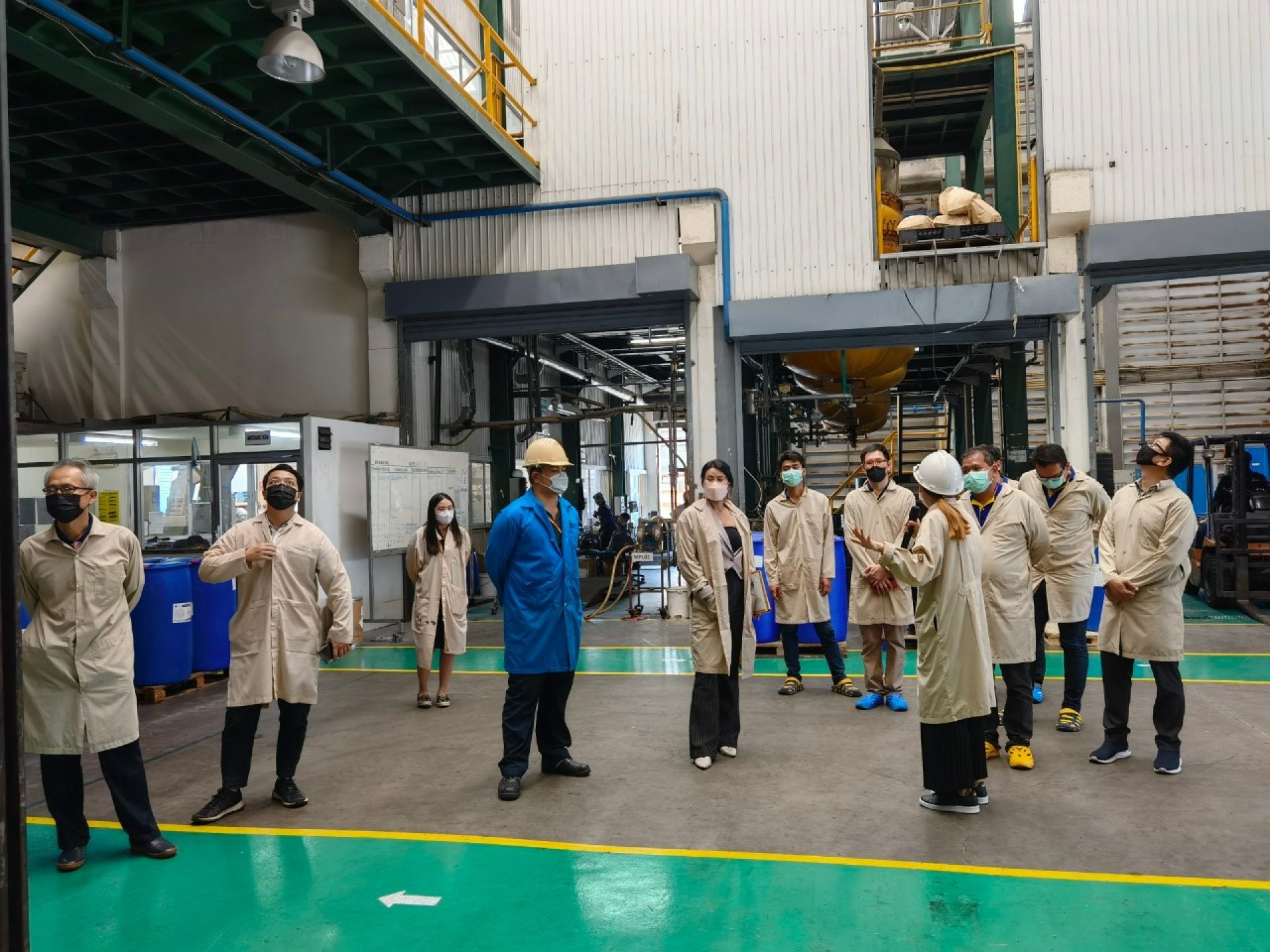 Sk Plus SK Plus Company Limited visited the factory.