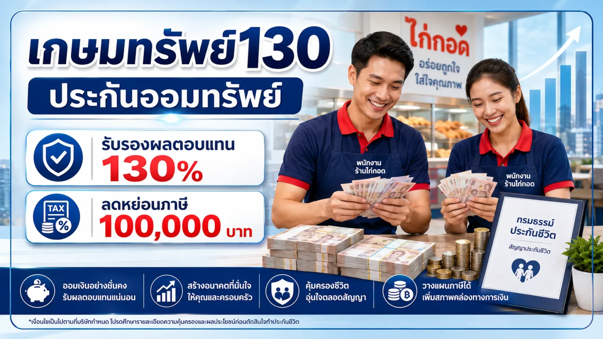 เกษมทรัพย์ 130 ไทยประกันชีวิต เกษมทรัพย์ 130 ไทยประกันชีวิต