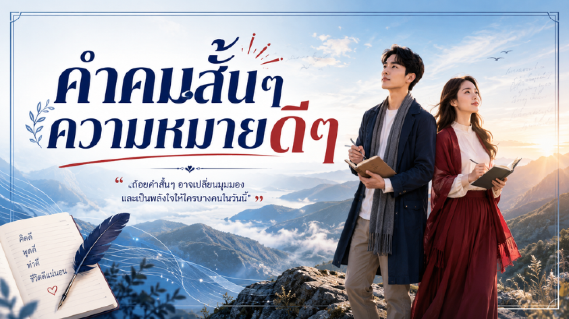 คำคมสั้นๆความหมายดีๆ คำคมสั้นๆความหมายดีๆ