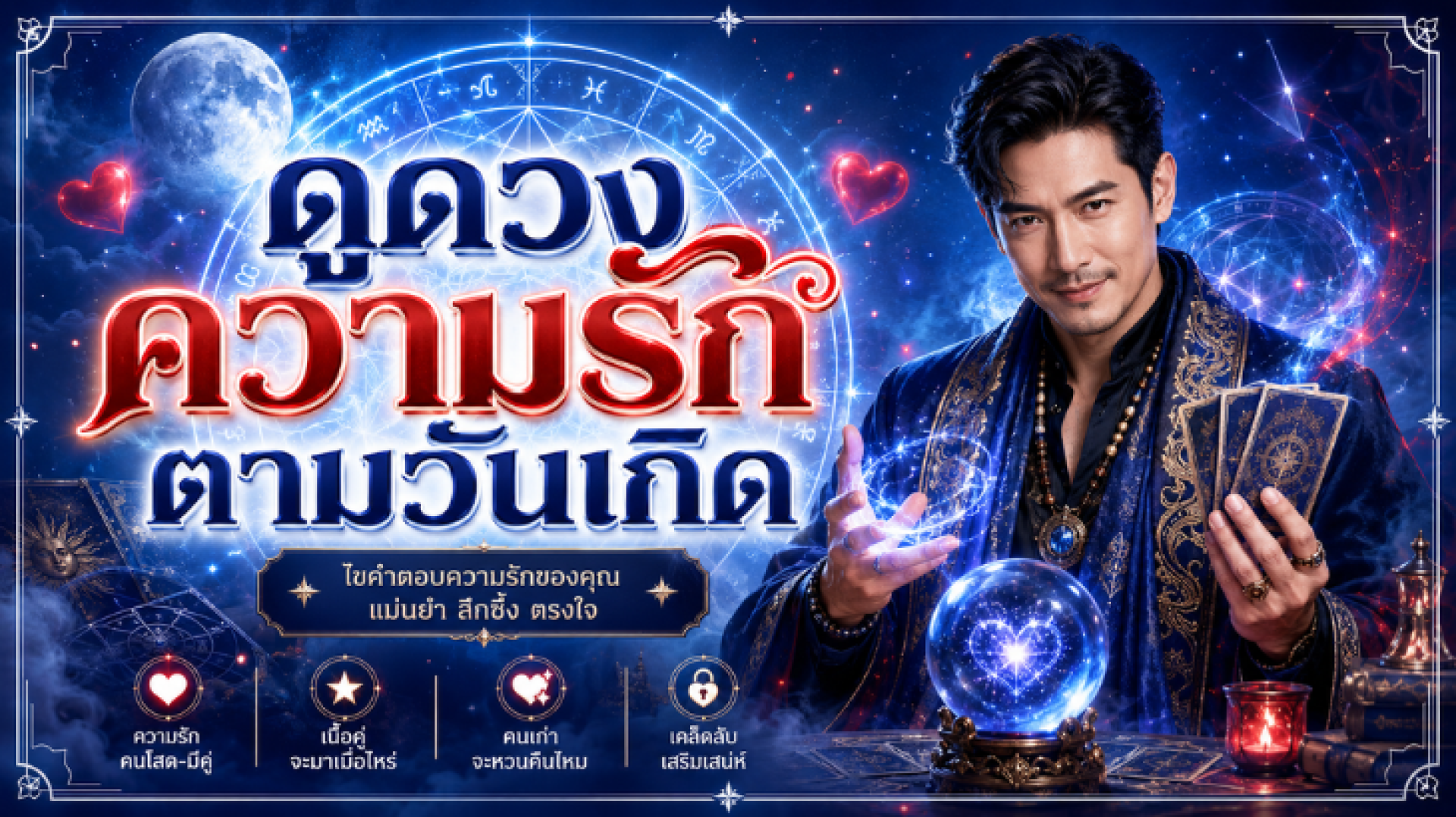 ดูดวงความรักตามวันเกิด ดูดวงความรักตามวันเกิด