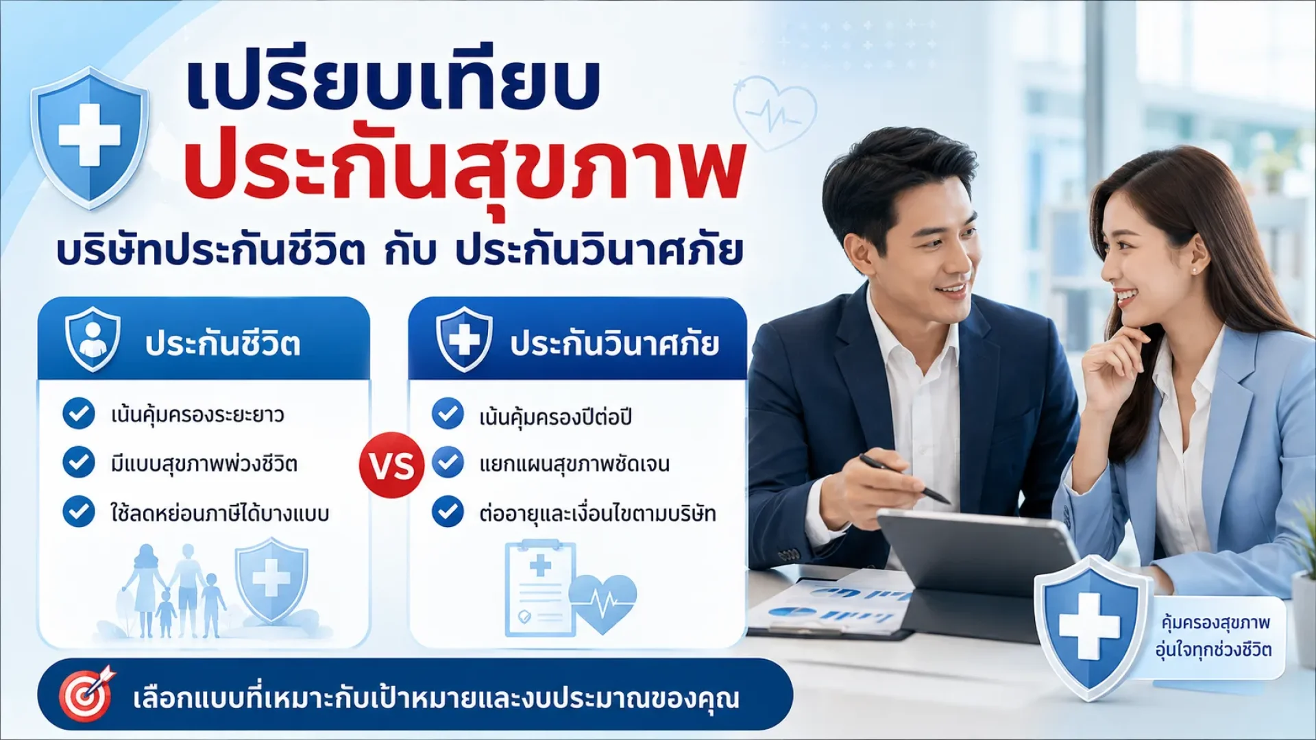 เปรียบเทียบประกันสุขภาพ เปรียบเทียบประกันสุขภาพ