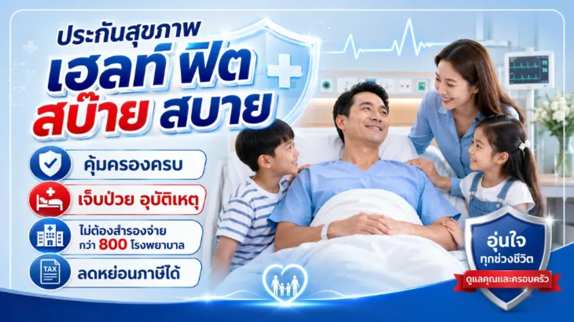 ประกันสุขภาพเฮลท์ฟิตสบ๊ายสบาย ประกันสุขภาพเฮลท์ฟิตสบ๊ายสบาย