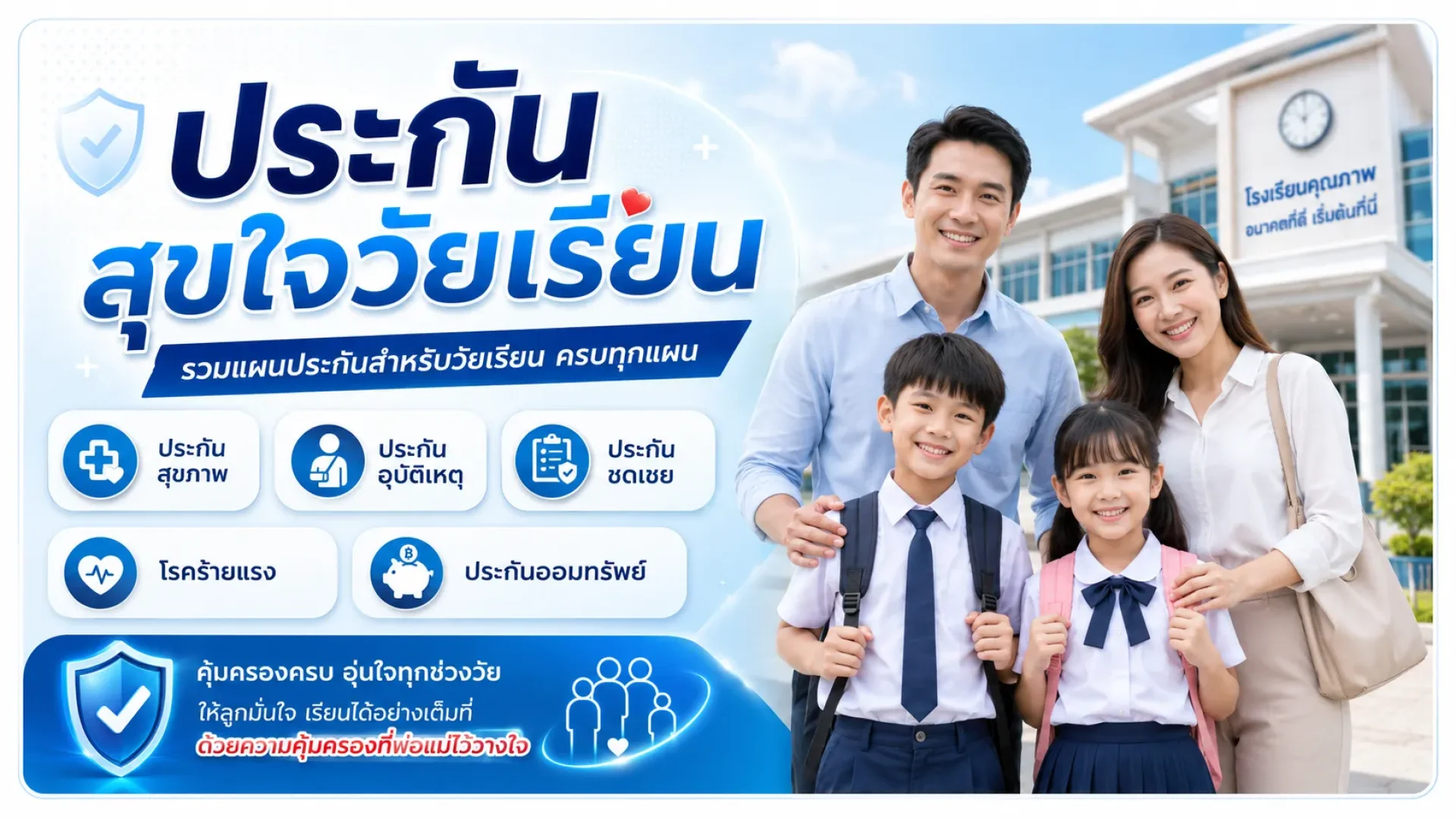 ประกันสุขใจวัยเรียน ประกันสุขใจวัยเรียน