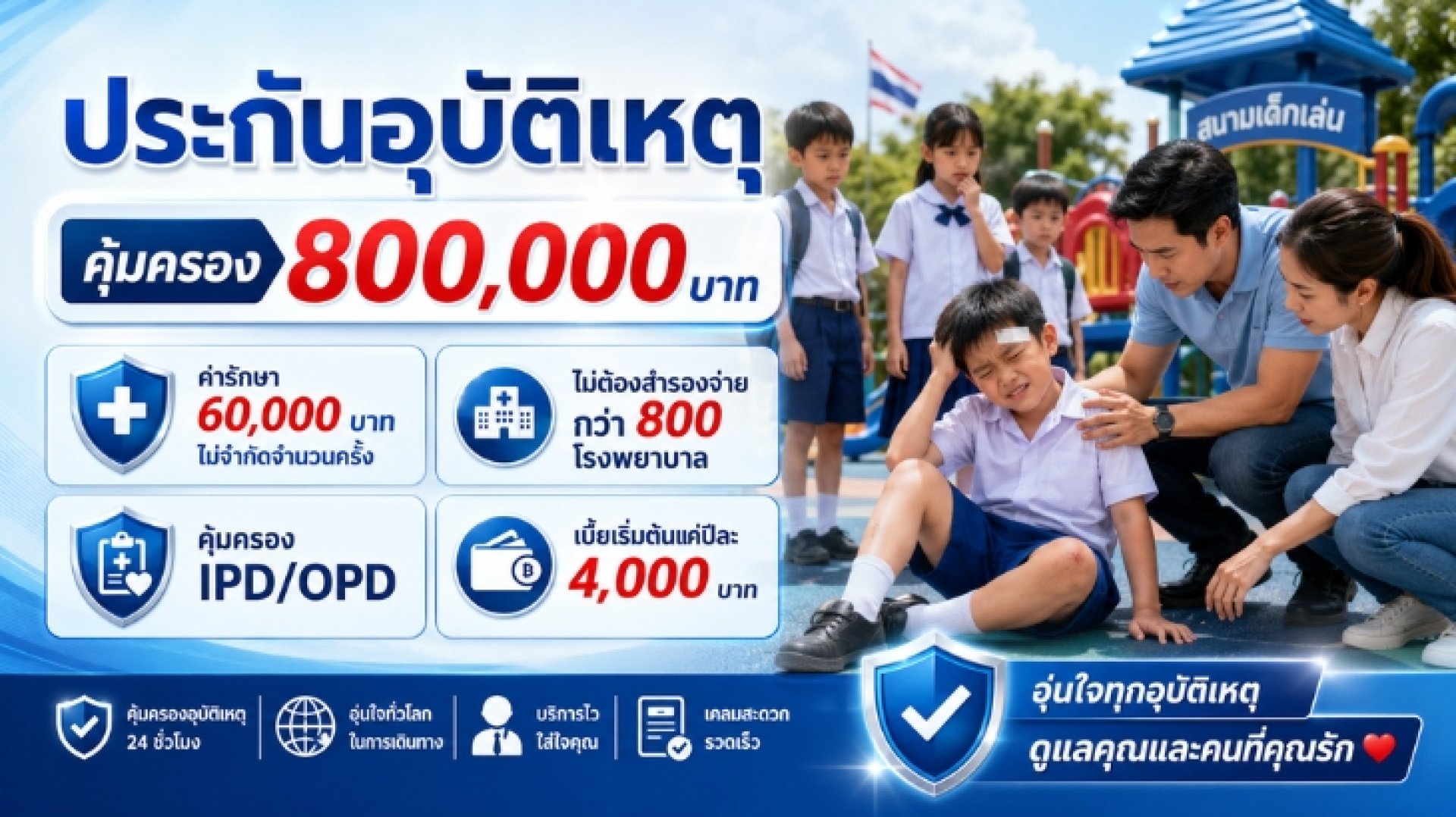 ประกันอุบัติเหตุเด็ก ประกันอุบัติเหตุเด็ก