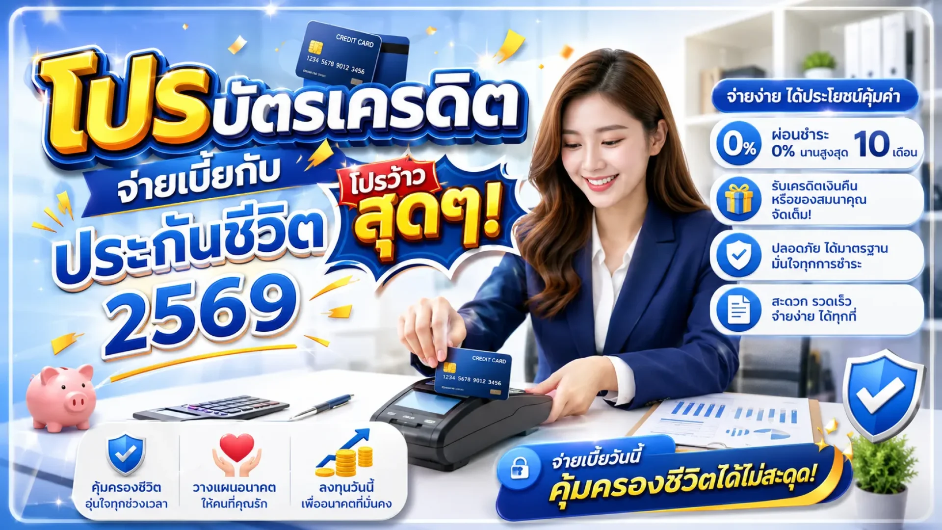 โปรบัตรเคดิตไทยประกันชีวิต โปรบัตรเคดิตไทยประกันชีวิต