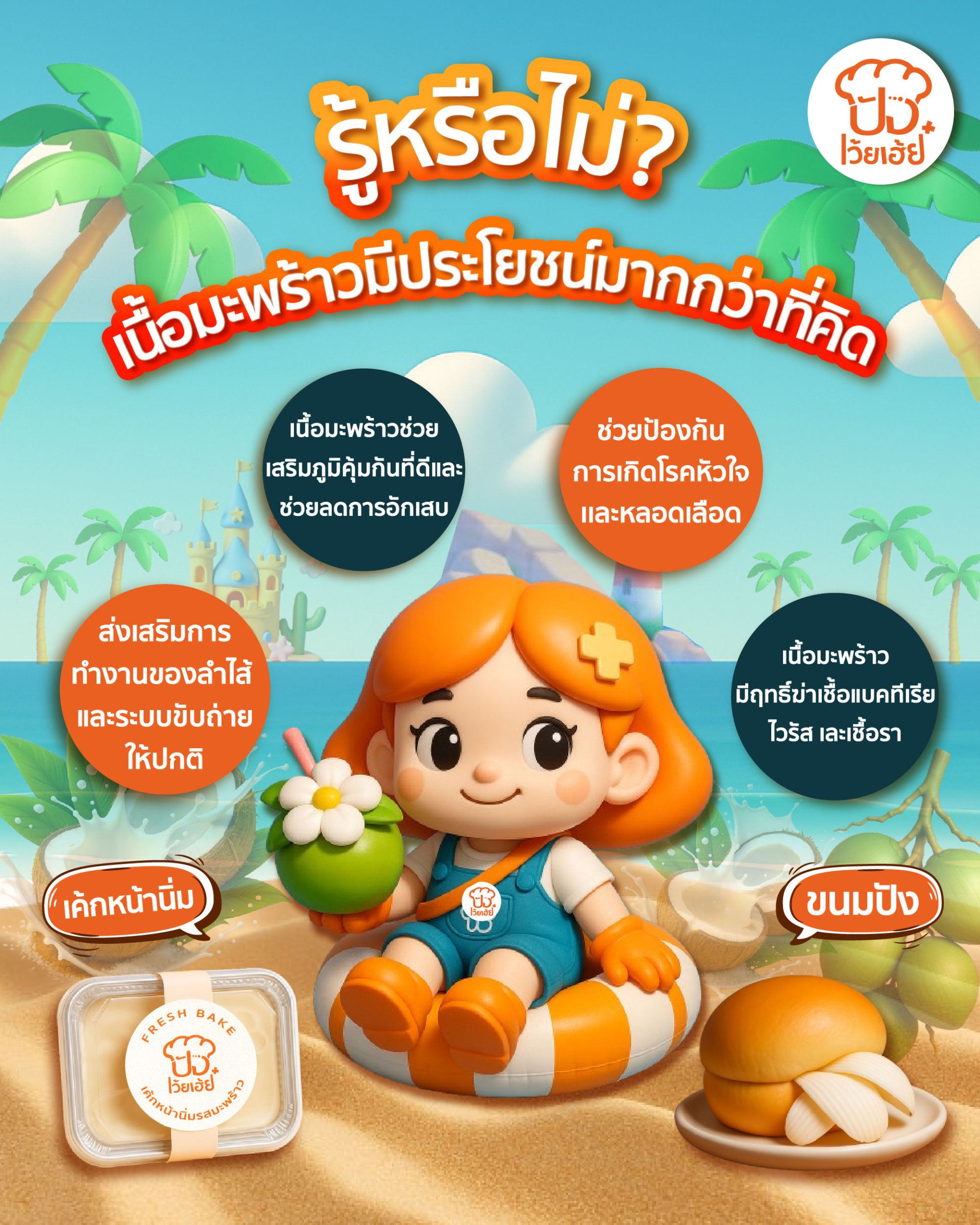 ประโยชน์มะพร้าว ประโยชน์มะพร้าว
