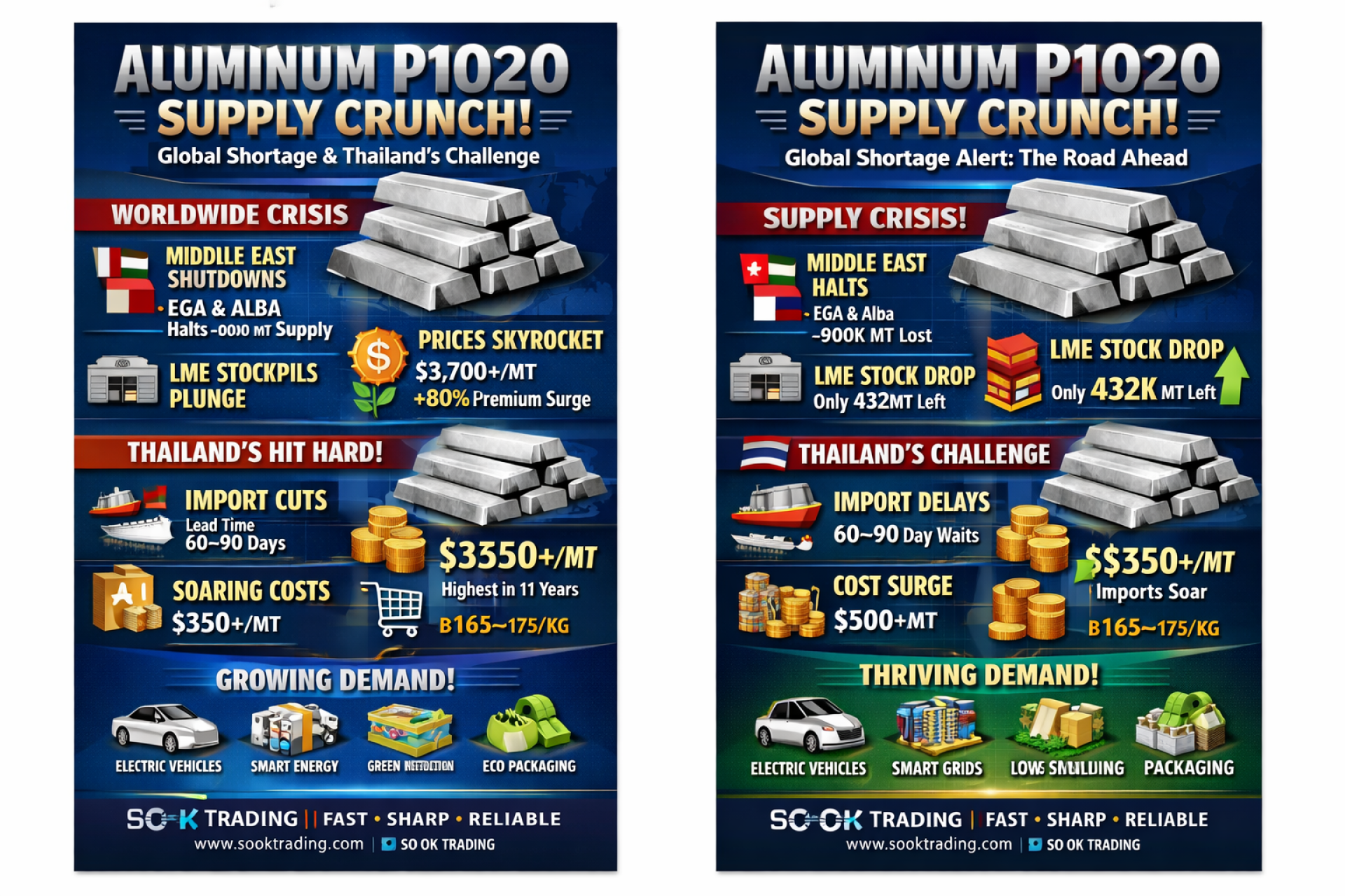Aluminum P1020 Supply Crunch: Thailand’s EV & Clean Energy