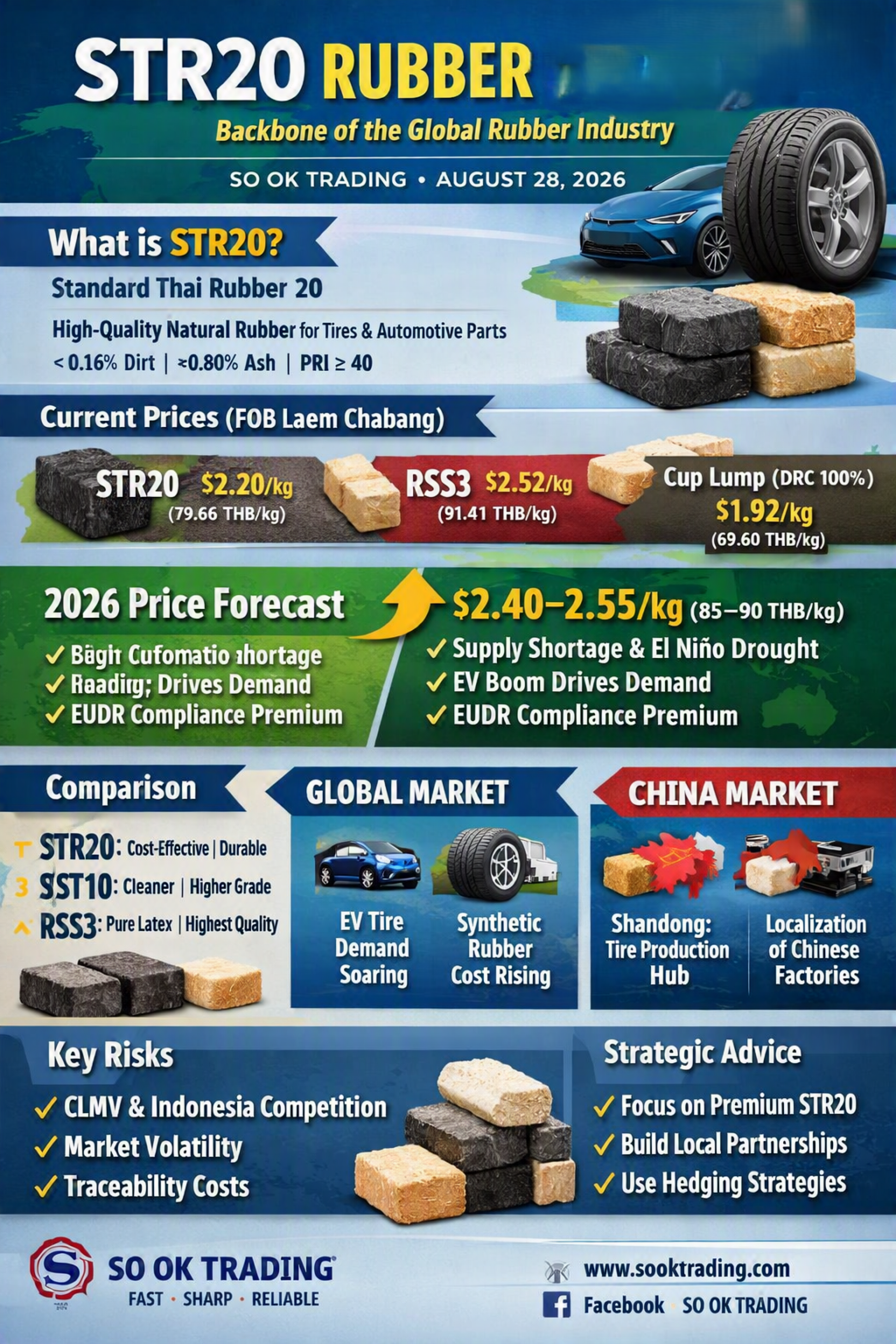 STR20 – Thailand’s Strategic Rubber Backbone for EV & EUDR