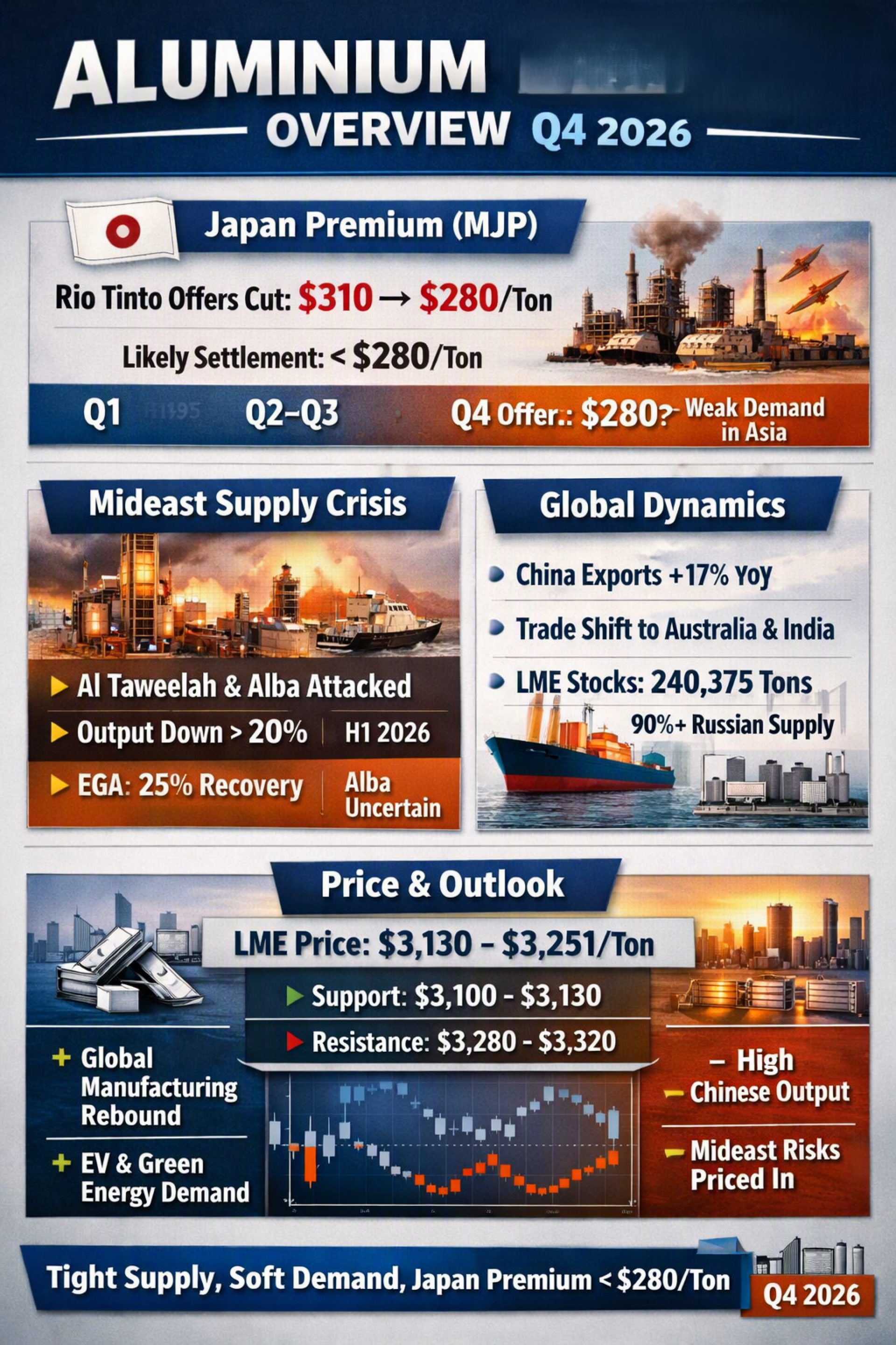 Global Aluminium Market Outlook Q4/2026 — Japan Premium -MJP