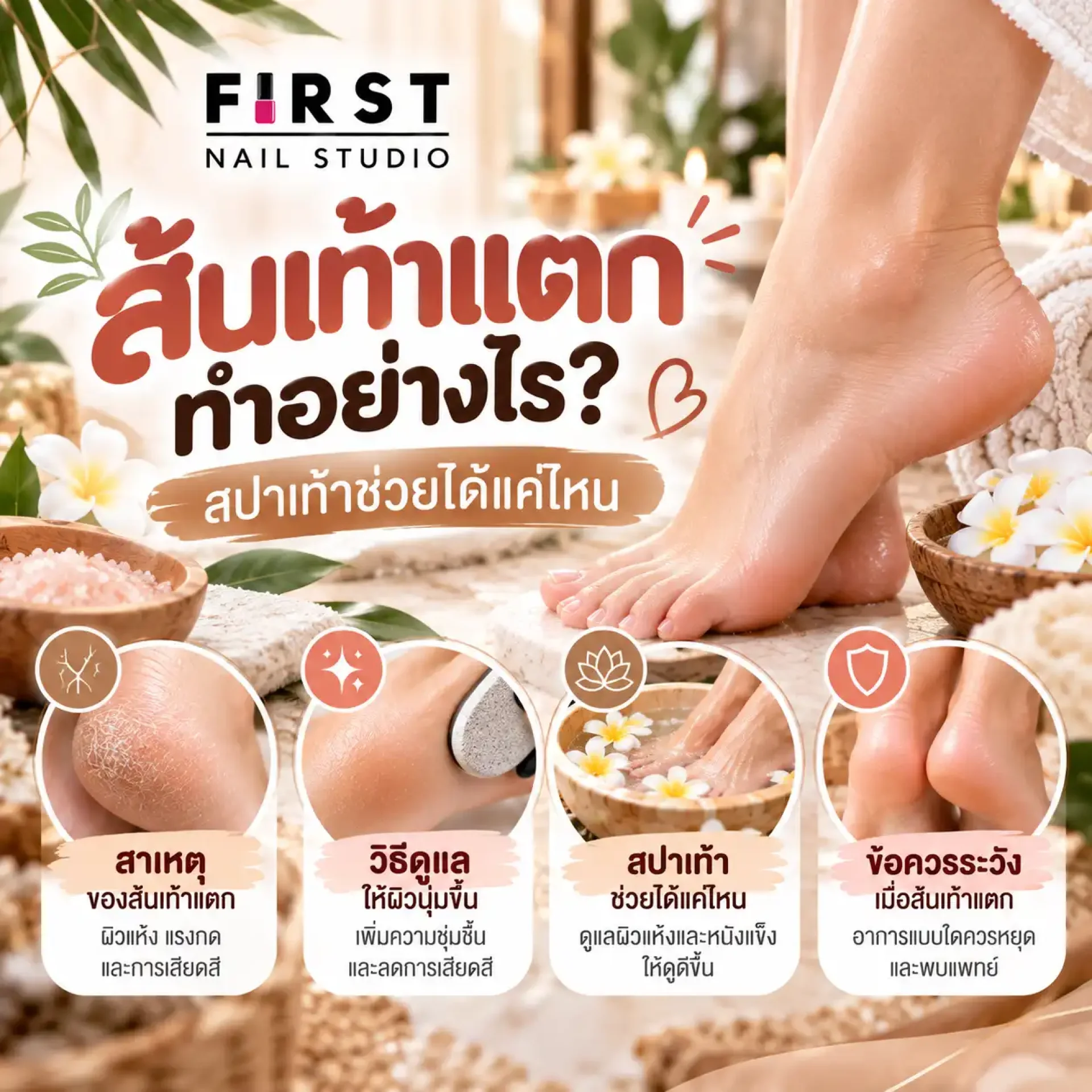 ส้นเท้าแตกทำอย่างไร สปาเท้าช่วยดูแลส้นเท้าแห้งและหยาบกร้านได้แค่ไหน ส้นเท้าแตกทำอย่างไร สปาเท้าช่วยดูแลส้นเท้าแห้งและหยาบกร้านได้แค่ไหน