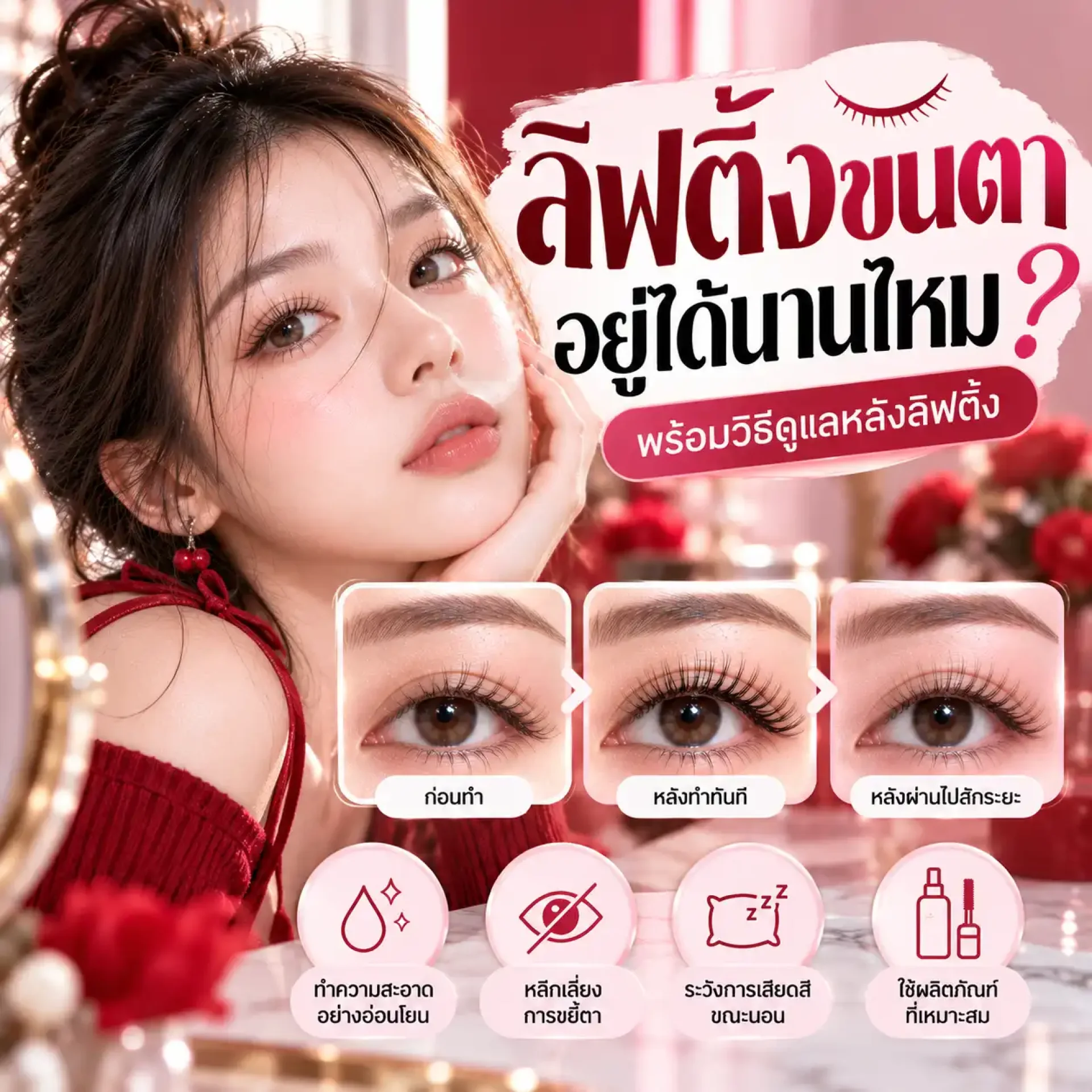 ลิฟติ้งขนตาอยู่ได้นานไหม พร้อมวิธีดูแลหลังลิฟติ้งขนตา - First Nail Studio ลิฟติ้งขนตาอยู่ได้นานไหม พร้อมวิธีดูแลหลังลิฟติ้งขนตา - First Nail Studio