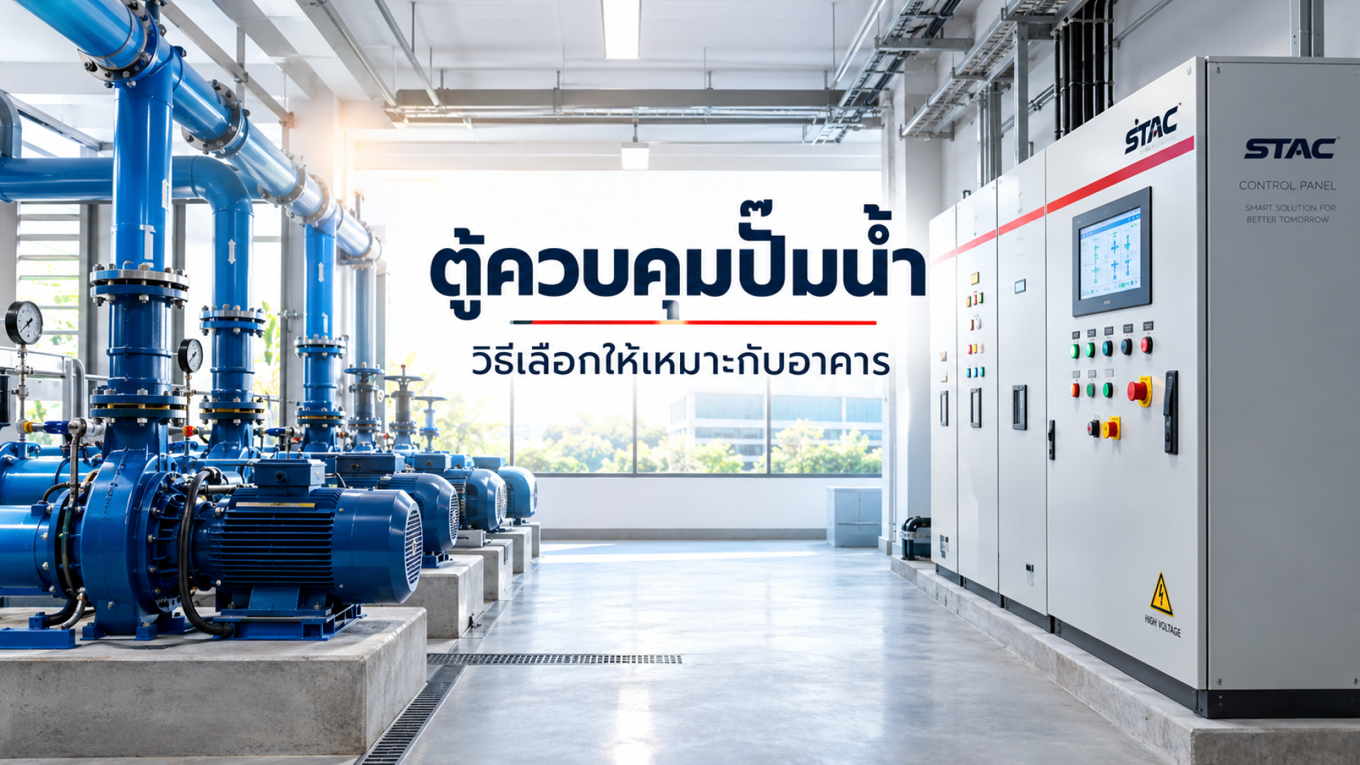 วิธีเลือก ตู้ควบคุมปั๊มน้ำ สำหรับอาคารและโรงงาน สหคิมมอเตอร์ วิธีเลือก ตู้ควบคุมปั๊มน้ำ สำหรับอาคารและโรงงาน สหคิมมอเตอร์