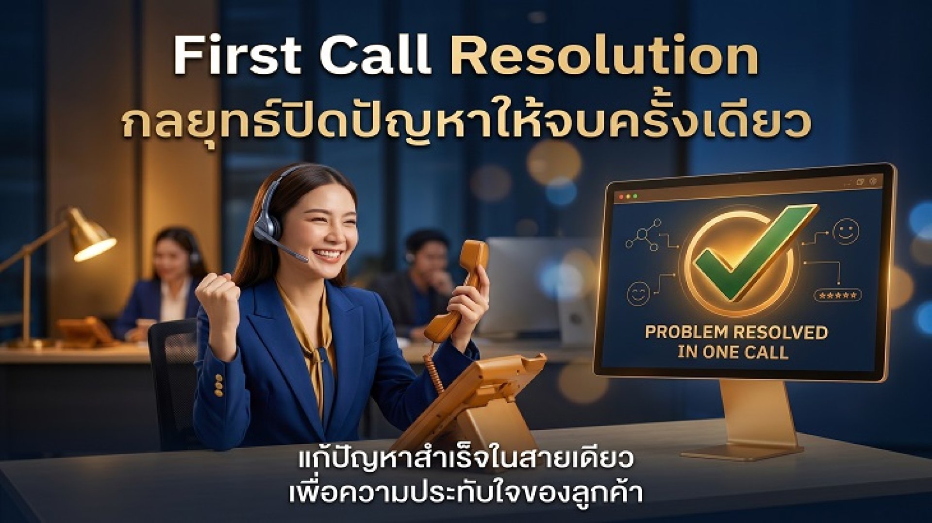 First Call Resolution กลยุทธ์ Call Center แก้ปัญหาลูกค้าให้จบตั้งแต่สายแรก First Call Resolution กลยุทธ์ Call Center แก้ปัญหาลูกค้าให้จบตั้งแต่สายแรก
