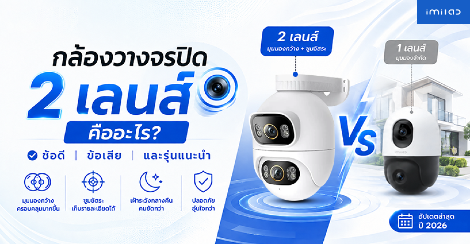 กล้องวงจรปิด 2 เลนส์ คืออะไร กล้องวงจรปิด 2 เลนส์ คืออะไร