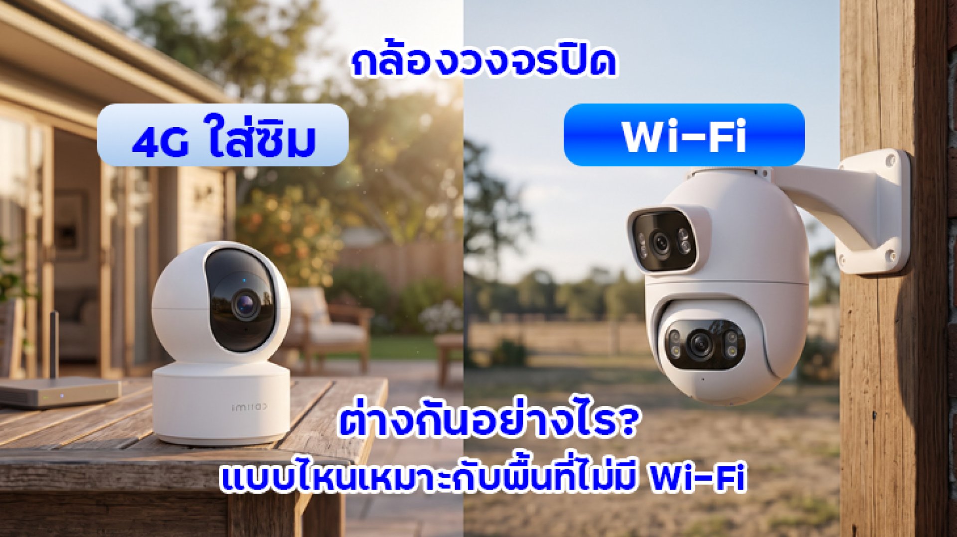 กล้องวงจรปิด_4G_ใส่ซิม_vs_Wi_Fi_ต่างกันอย่างไร กล้องวงจรปิด_4G_ใส่ซิม_vs_Wi_Fi_ต่างกันอย่างไร