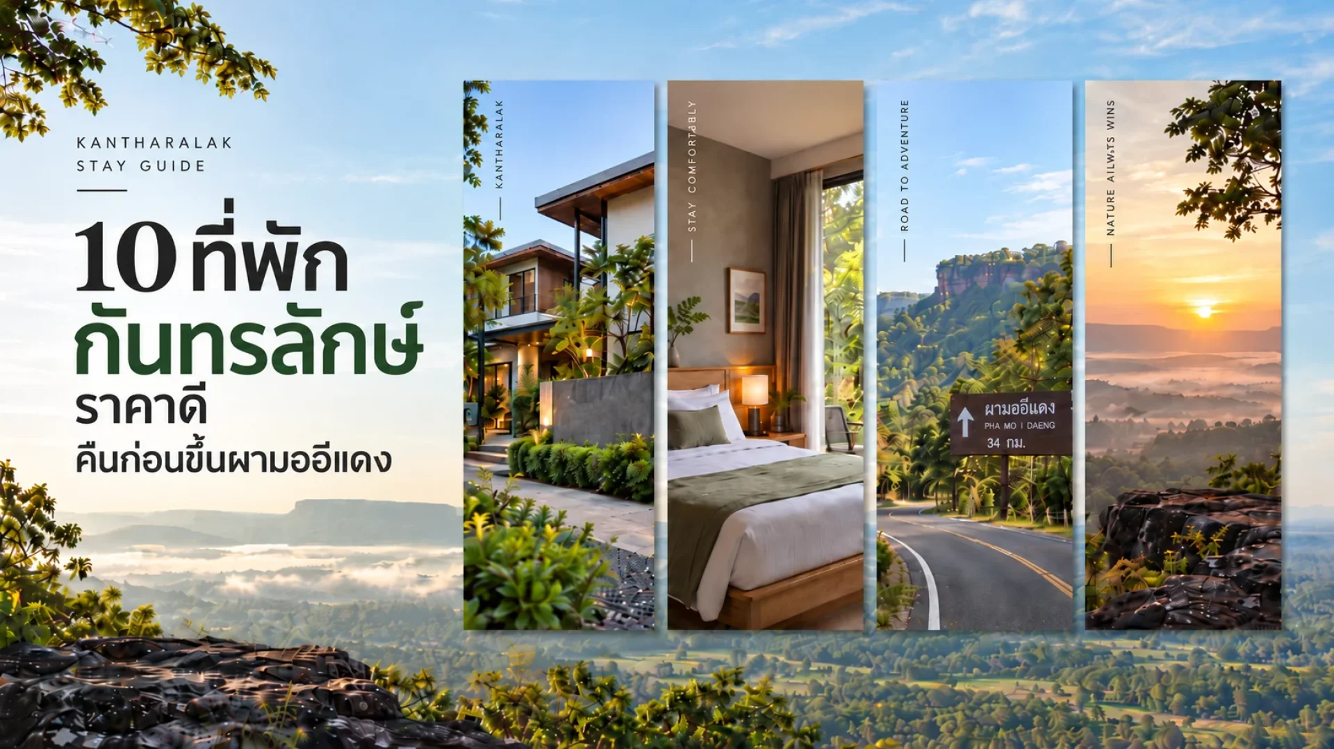 10 ที่พัก กันทรลักษ์ ใกล้ผามออีแดง ศรีสะเกษ 10 ที่พัก กันทรลักษ์ ใกล้ผามออีแดง ศรีสะเกษ