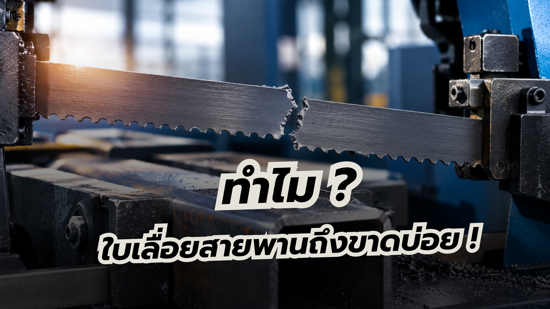 ทำไมใบเลือ่อยสายพานถึงขาดบ่อย ทำไมใบเลือ่อยสายพานถึงขาดบ่อย