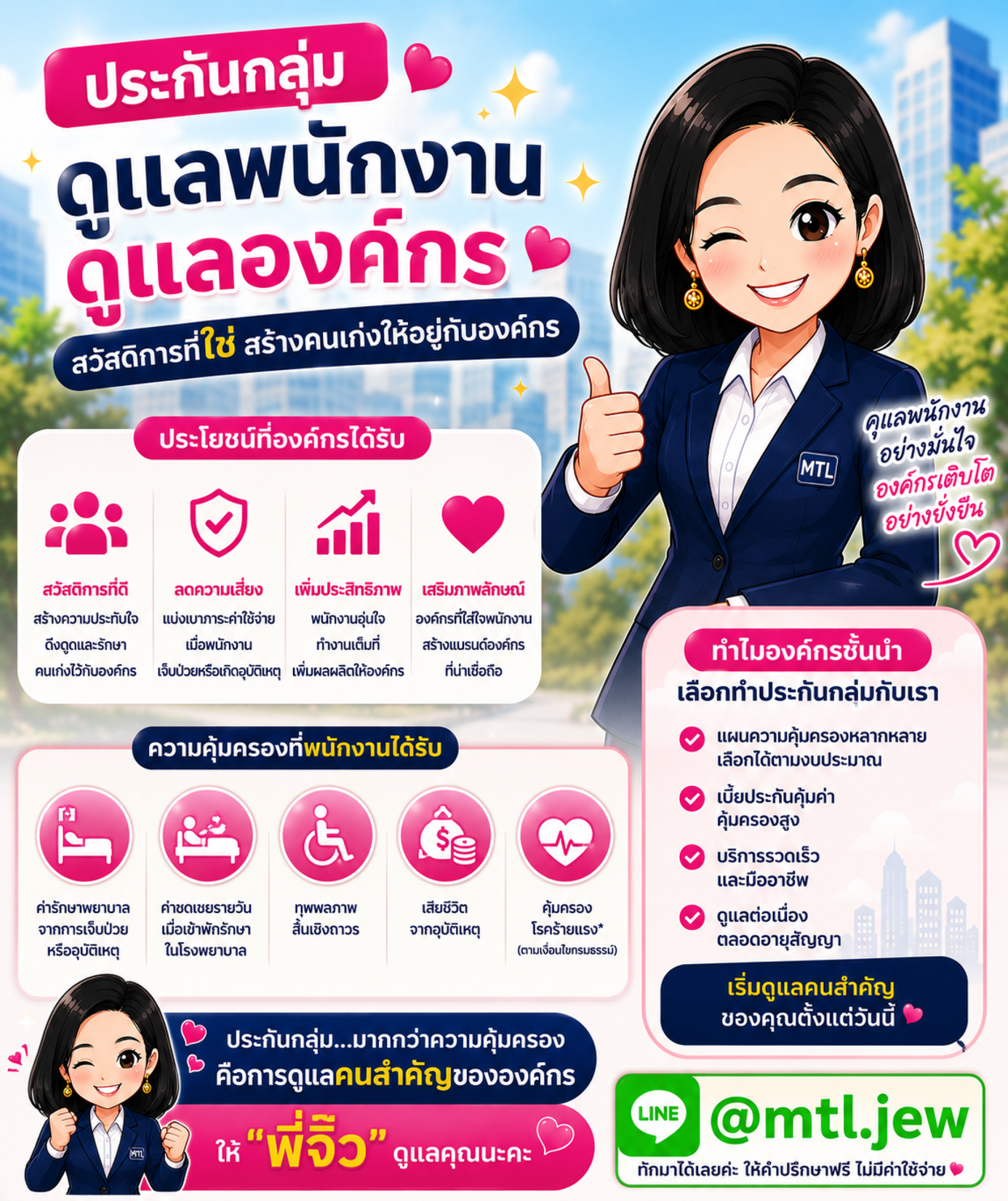 ประกันสุขภาพกลุ่มพนักงาน ประกันสุขภาพกลุ่มพนักงาน