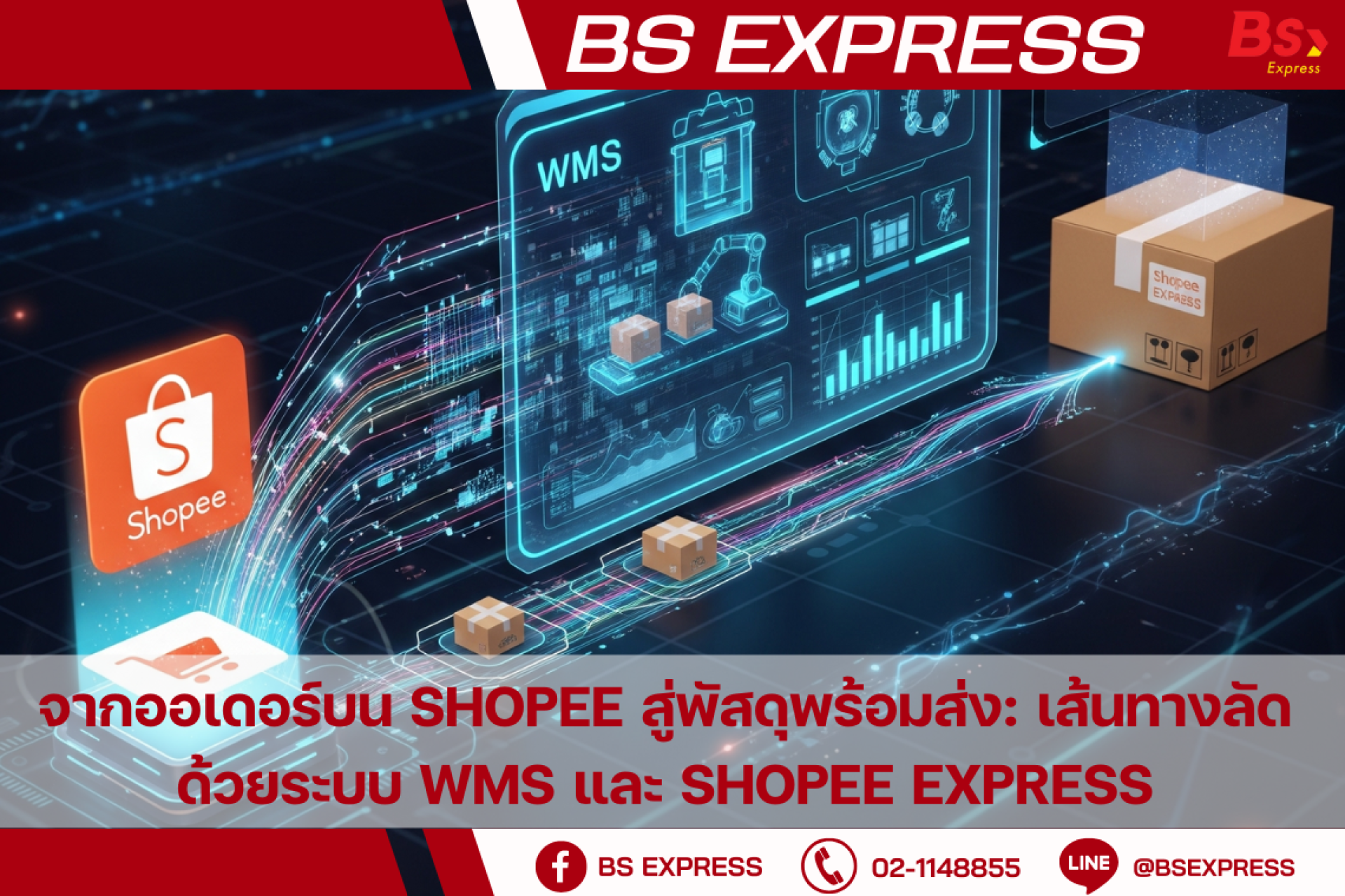 จากออเดอร์บน Shopee สู่พัสดุพร้อมส่ง: เส้นทางลัดด้วยระบบ WMS และ Shopee ...