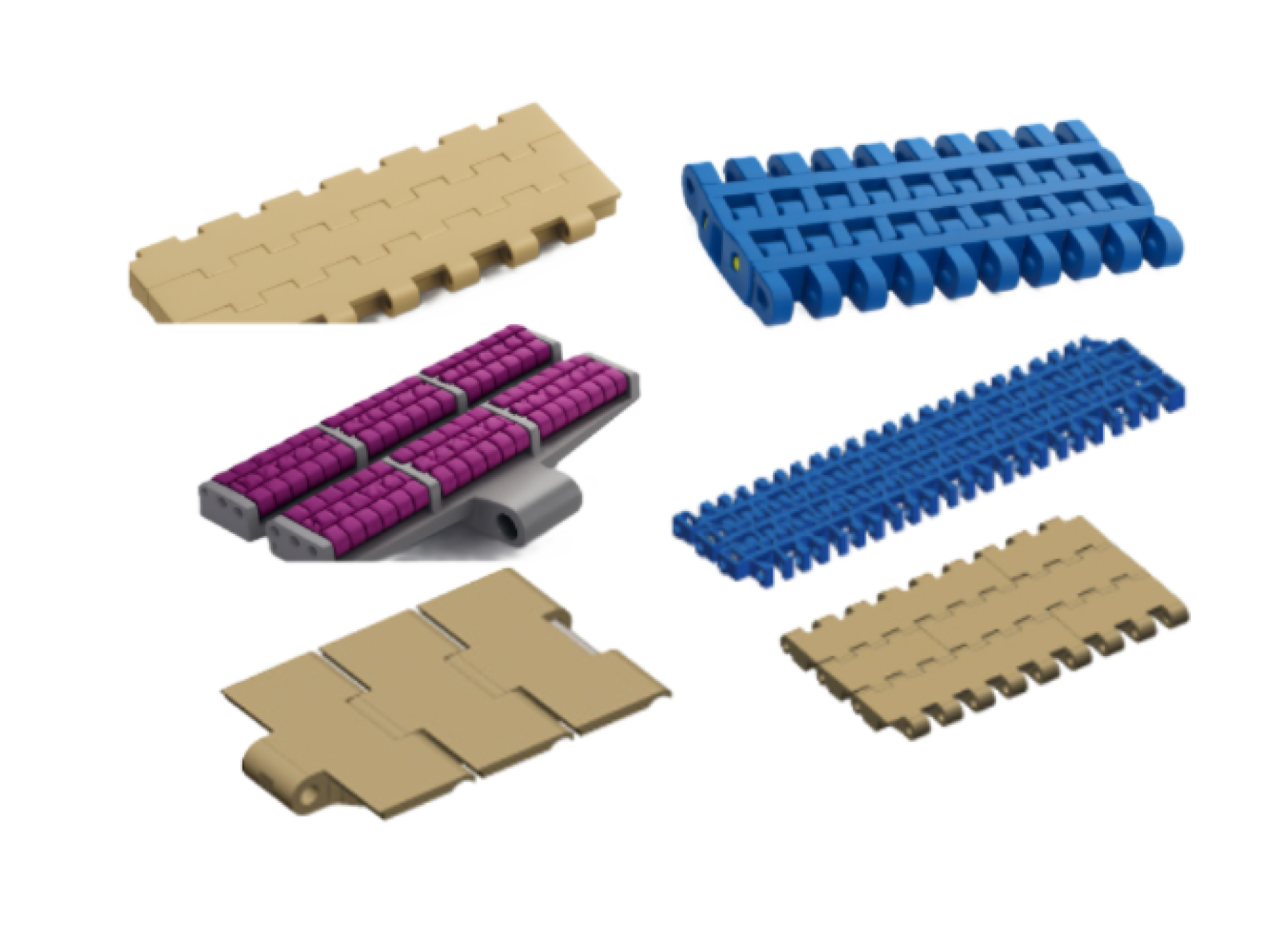 สายพานโมดูลาร์ Modular Belt หรือ Modular chain
