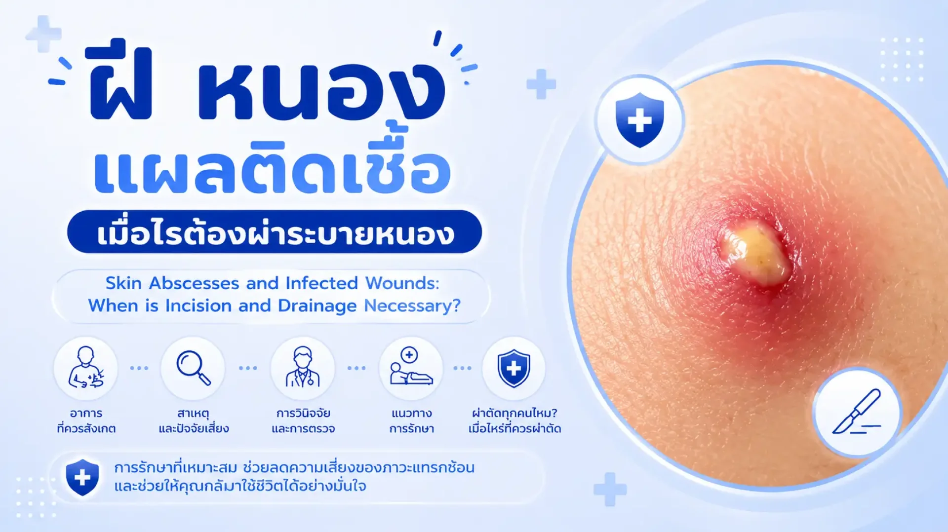 ฝี, หนอง, แผลติดเชื้อ, เซเปี้ยนซ์, sapiens, อายุรกรรม ฝี, หนอง, แผลติดเชื้อ, เซเปี้ยนซ์, sapiens, อายุรกรรม