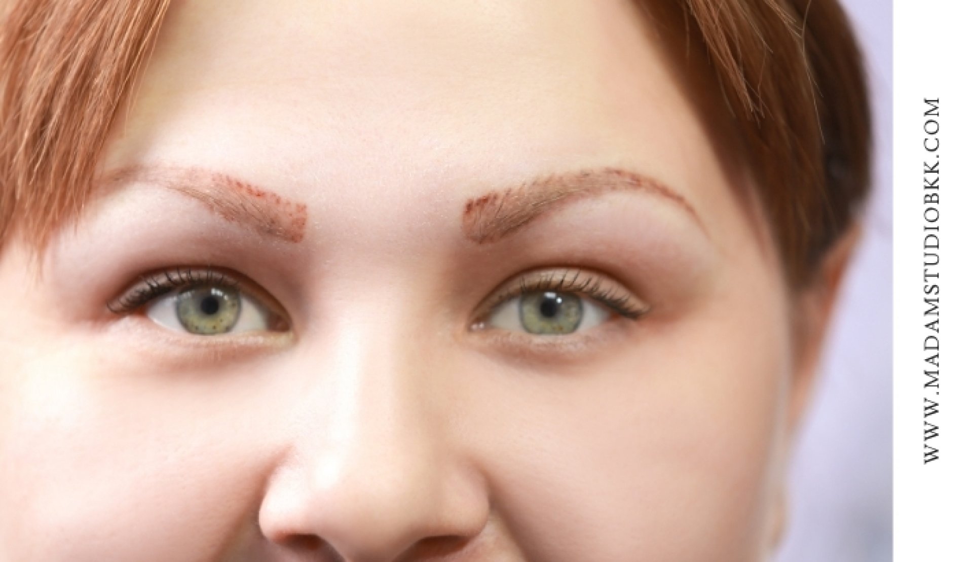 Old Eyebrow Tattoo Correction: Red, Orange, Grey Brows Old Eyebrow Tattoo Correction: Red, Orange, Grey Brows