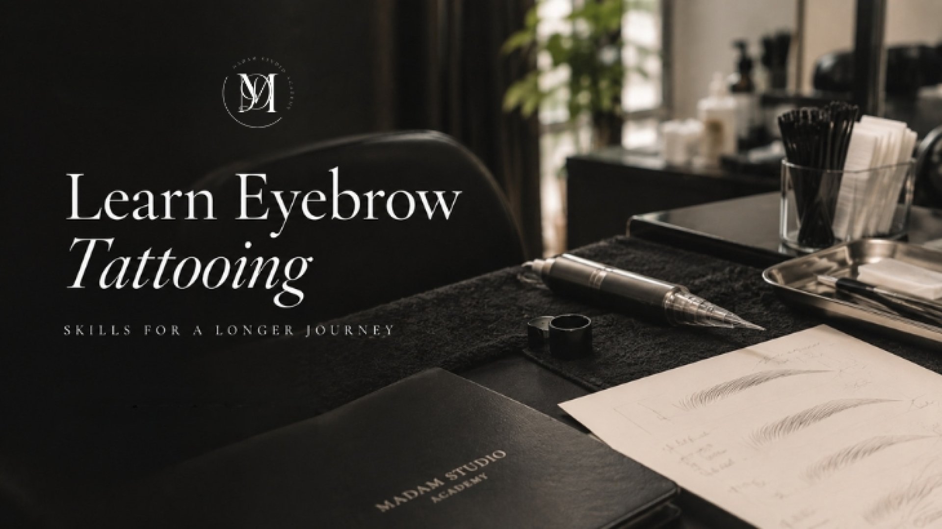 อุปกรณ์สำหรับเรียนสักคิ้ว Hairstroke ที่ Madam Studio Academy กรุงเทพ Hairstroke eyebrow tattoo training equipment at Madam Studio Academy Bangkok อุปกรณ์สำหรับเรียนสักคิ้ว Hairstroke ที่ Madam Studio Academy กรุงเทพ Hairstroke eyebrow tattoo training equipment at Madam Studio Academy Bangkok