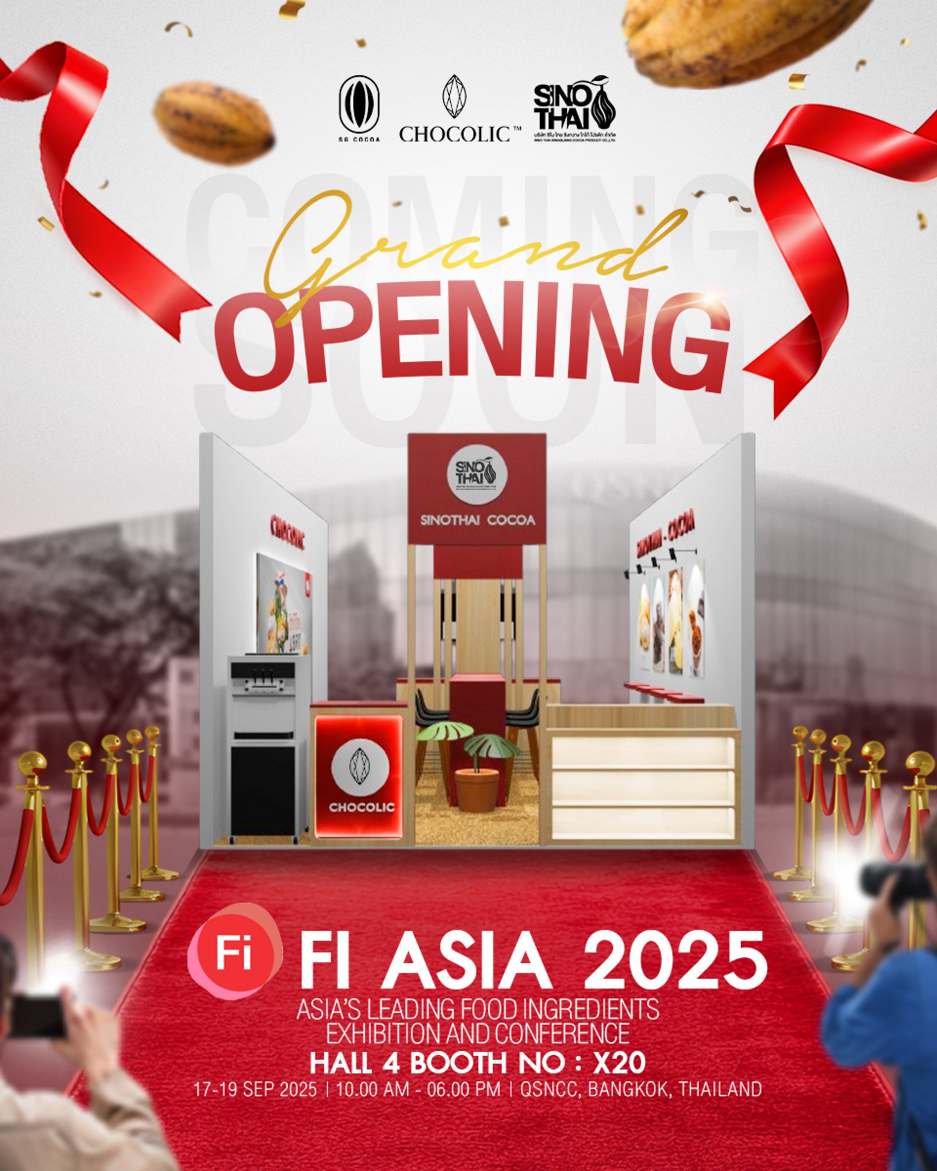 บูธ Sino Thai Xingguang Cocoa (Fi Asia Thailand 2025)