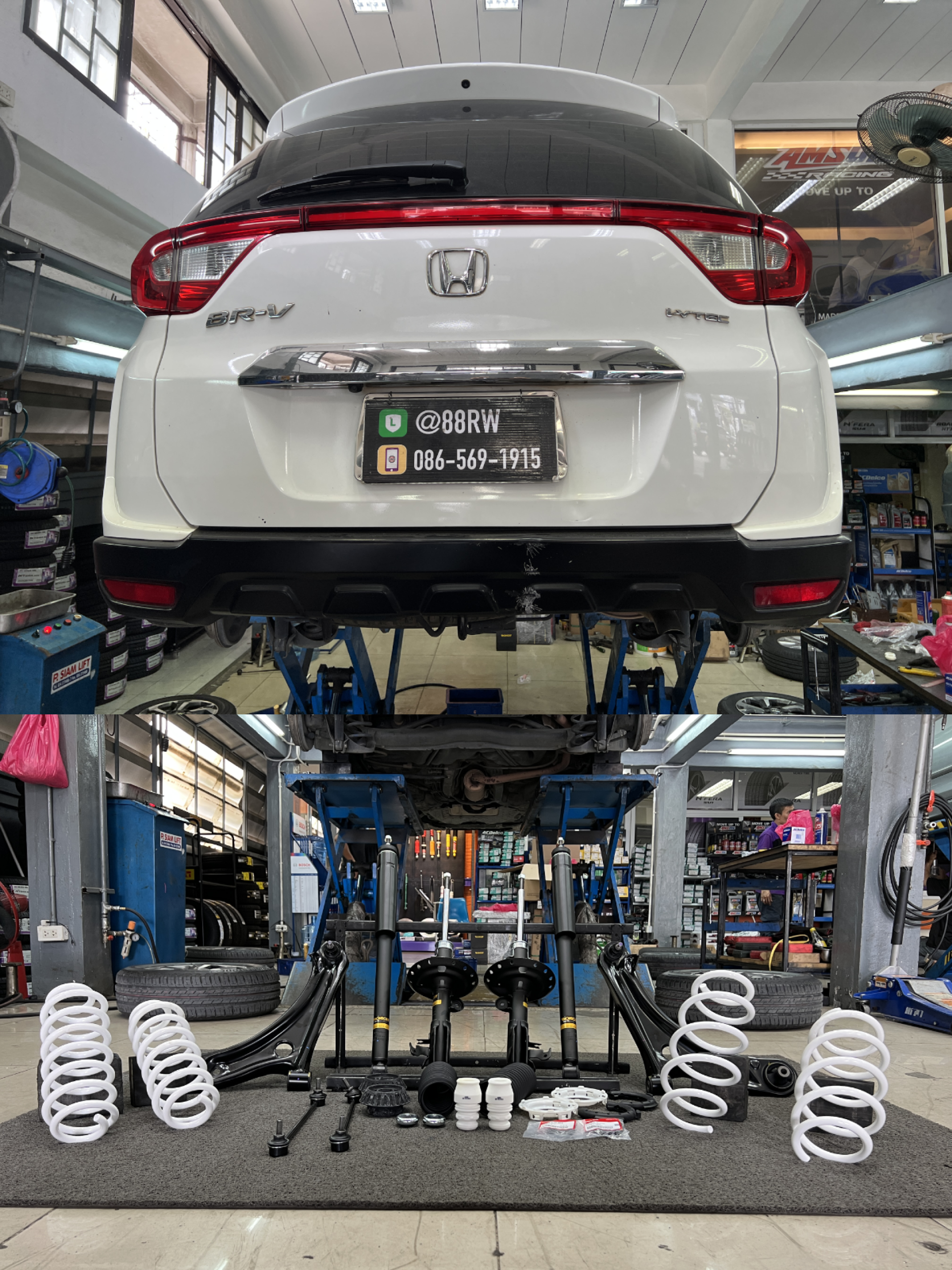 [MONROE YSS SPRING] HONDA BRV อัพเกรดช่วงล่าง เปลี่ยน โช้คอัพ และสปริง ...