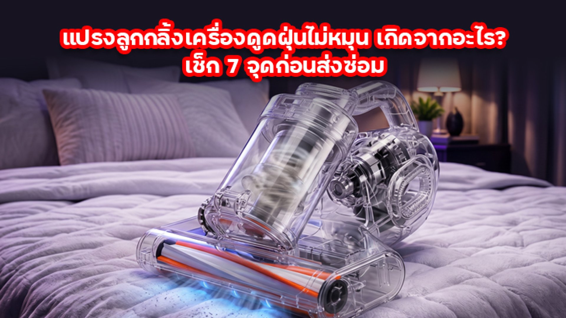 แปรงลูกกลิ้งเครื่องดูดฝุ่นไม่หมุน_เกิดจากอะไร_เช็ก_7_จุดก่อนส่งซ่อม แปรงลูกกลิ้งเครื่องดูดฝุ่นไม่หมุน_เกิดจากอะไร_เช็ก_7_จุดก่อนส่งซ่อม