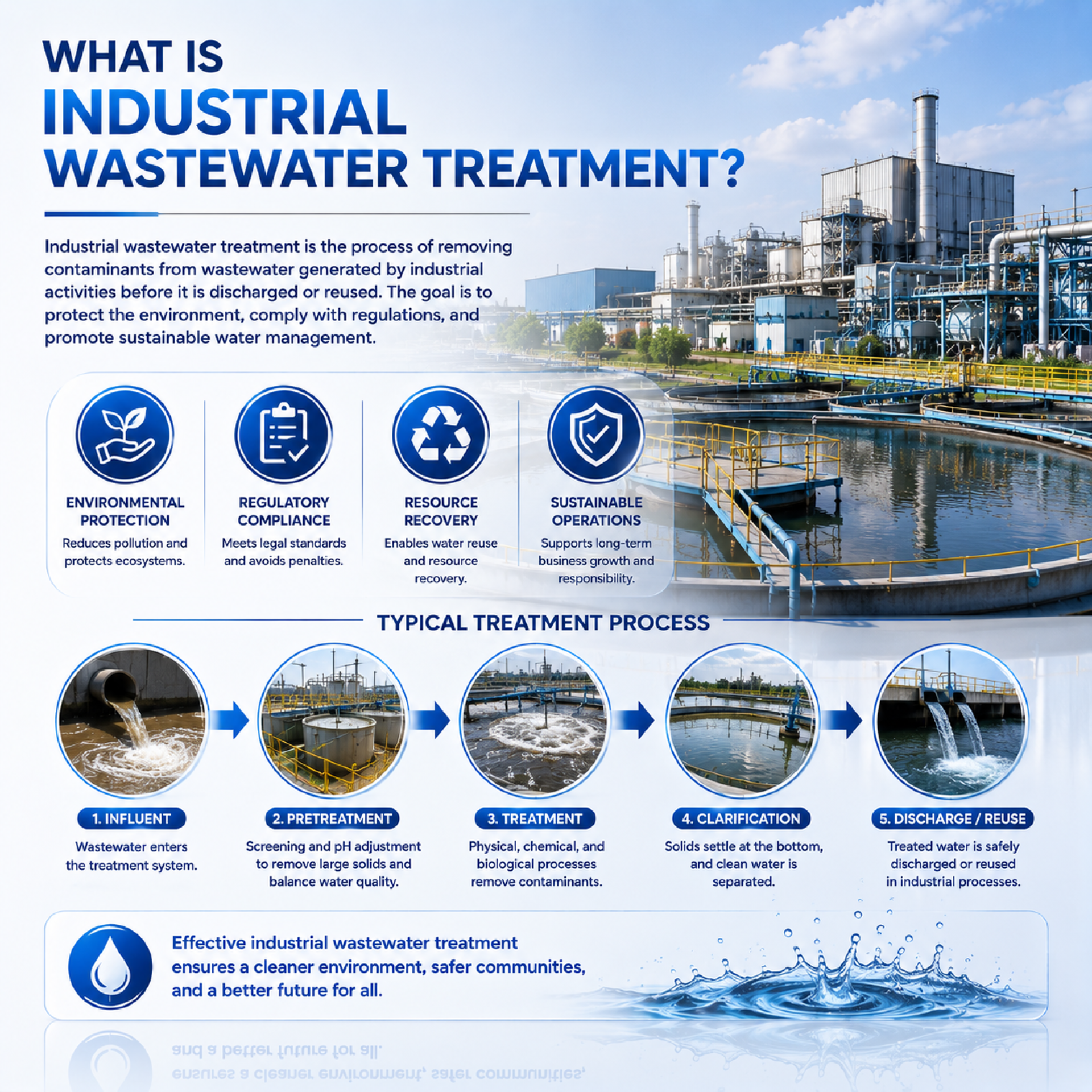 What is a wastewater treatment system in a factory What is a wastewater treatment system in a factory
