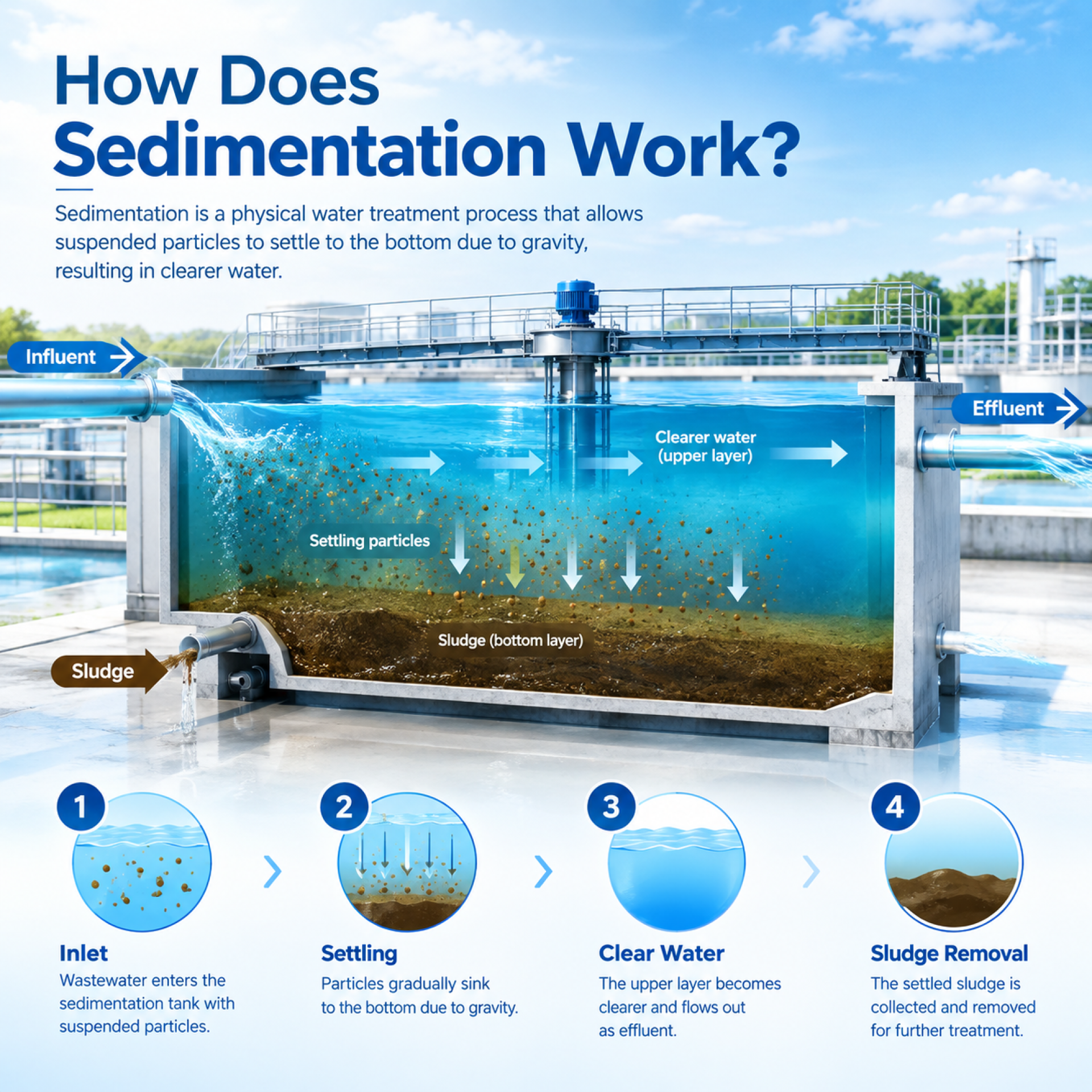 ระบบตกตะกอน (Sedimentation) ระบบตกตะกอน (Sedimentation)