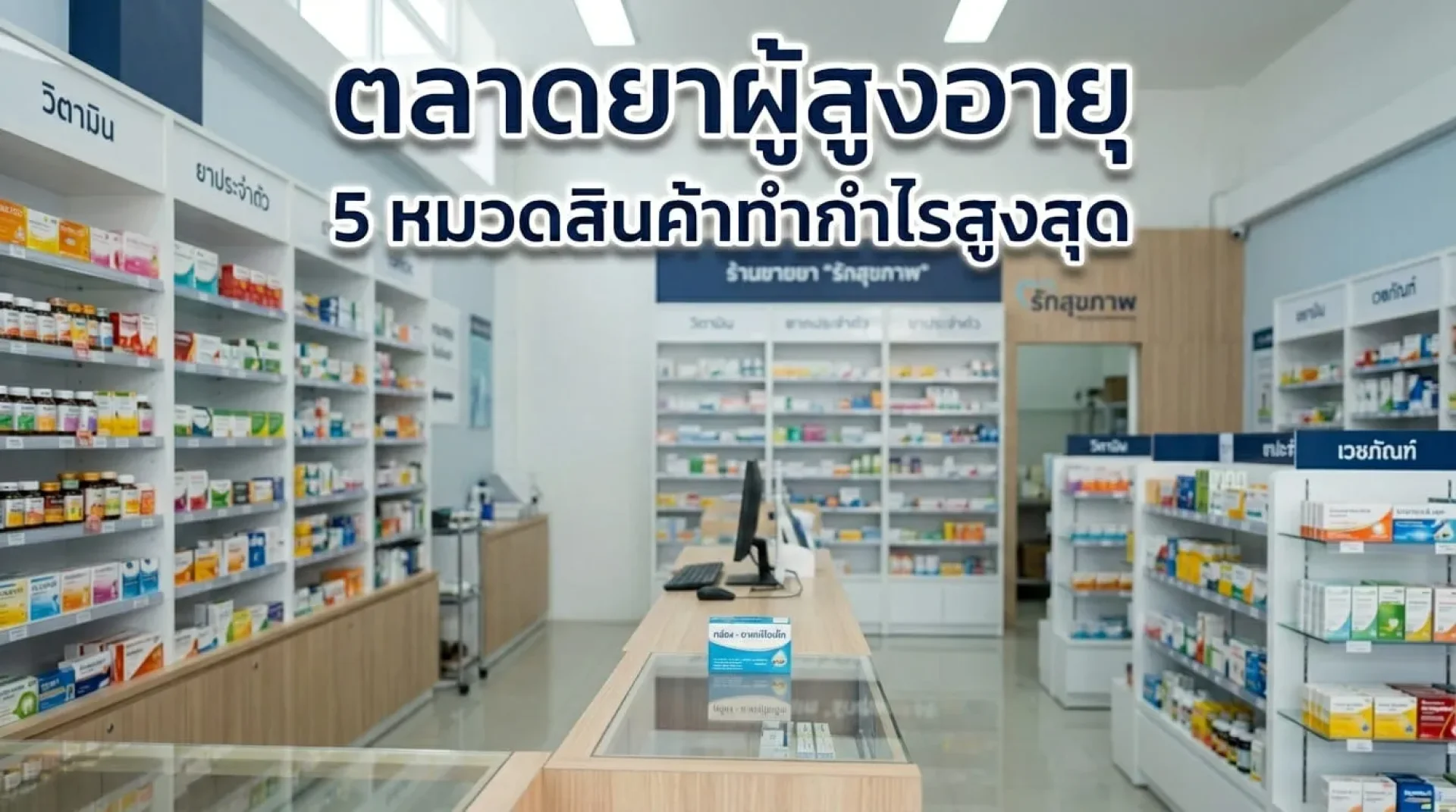 ตลาดยาผู้สูงอายุ: 5 หมวดสินค้าที่ร้านขายยาทำกำไรได้สูงสุด ตลาดยาผู้สูงอายุ: 5 หมวดสินค้าที่ร้านขายยาทำกำไรได้สูงสุด