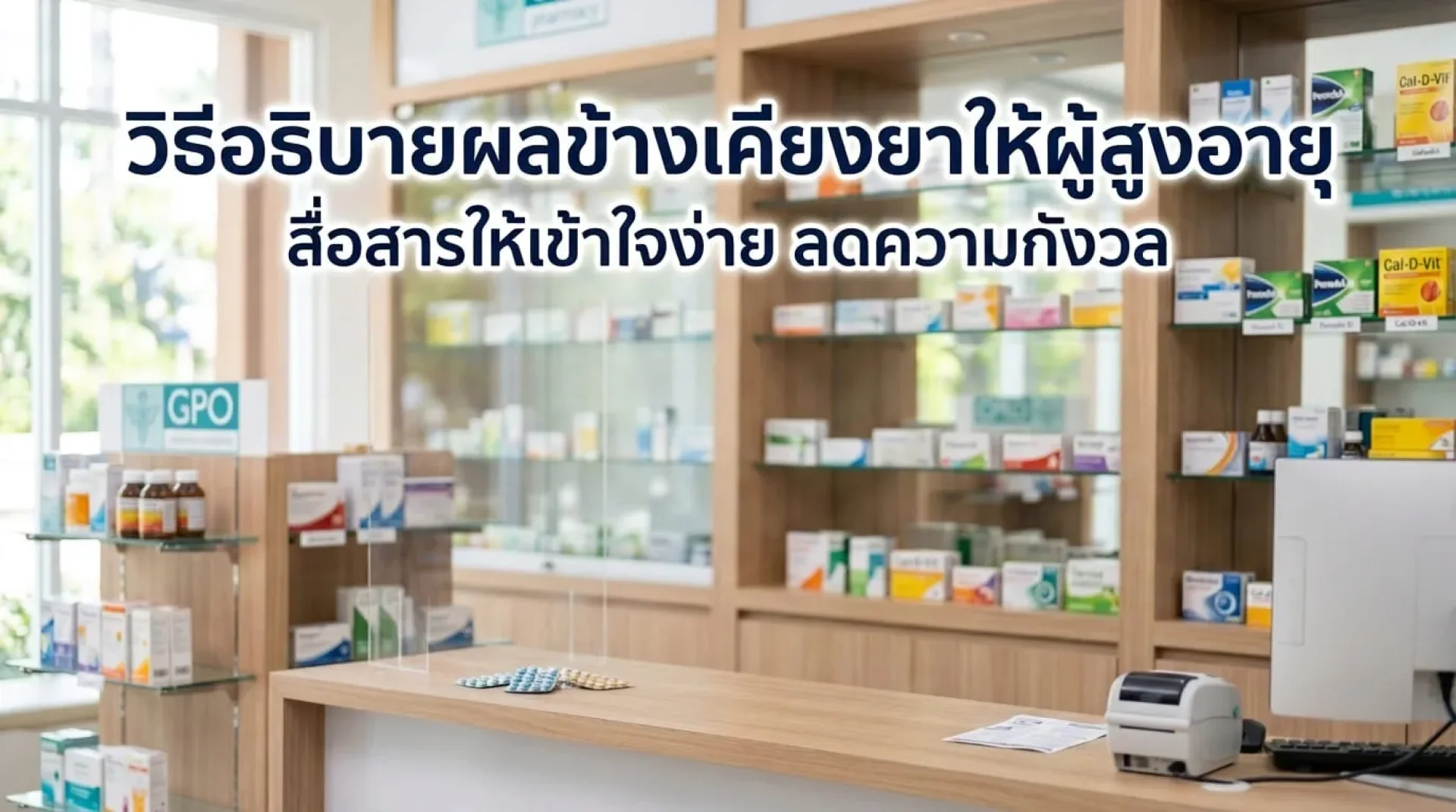 วิธีอธิบายผลข้างเคียงของยาให้คนไข้สูงอายุเข้าใจง่าย และลดความกังวล วิธีอธิบายผลข้างเคียงของยาให้คนไข้สูงอายุเข้าใจง่าย และลดความกังวล