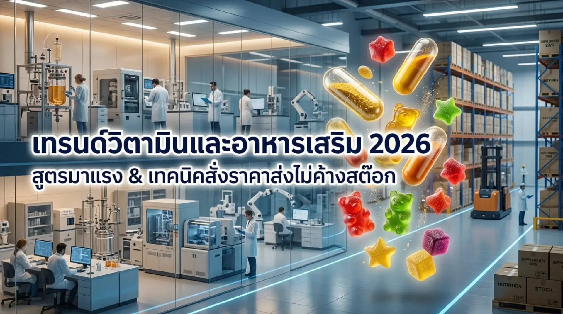 เทรนด์วิตามินและอาหารเสริมปี 2026: สูตรไหนมาแรง สั่งราคาส่งมาขายแล้วไม่ค้างสต๊อก เทรนด์วิตามินและอาหารเสริมปี 2026: สูตรไหนมาแรง สั่งราคาส่งมาขายแล้วไม่ค้างสต๊อก