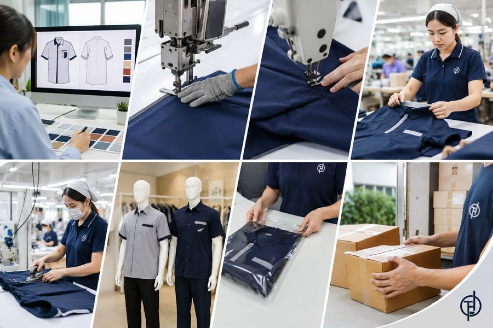 ขั้นตอนกระบวนการทำงานในโรงงานผลิตเสื้อผ้าและชุดยูนิฟอร์มพนักงาน ขั้นตอนกระบวนการทำงานในโรงงานผลิตเสื้อผ้าและชุดยูนิฟอร์มพนักงาน
