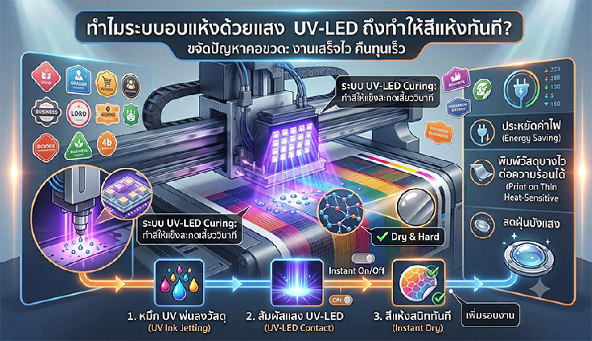 เครื่องพิมพ์ยูวี UV PRINTER เครื่องพิมพ์ยูวี UV PRINTER