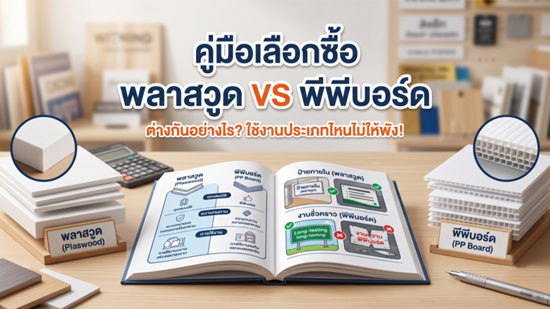 พลาสวูด-พีพีบอร์ด พลาสวูด-พีพีบอร์ด