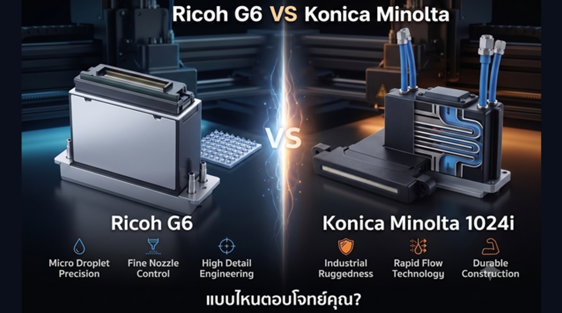 หัวพิมพ์ เครื่องพิมพ์อุตสาหกรรม หัวพิมพ์ เครื่องพิมพ์อุตสาหกรรม
