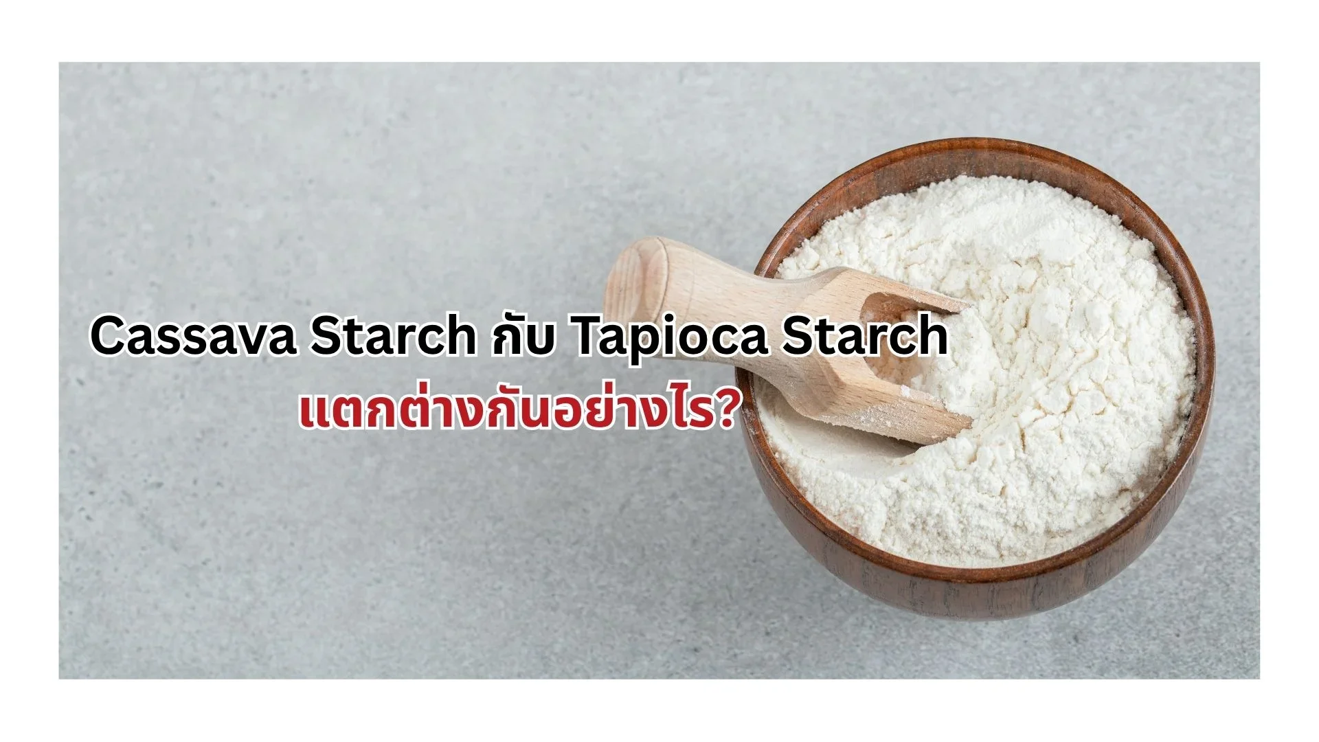 Tapioca Starch คือ Tapioca Starch คือ